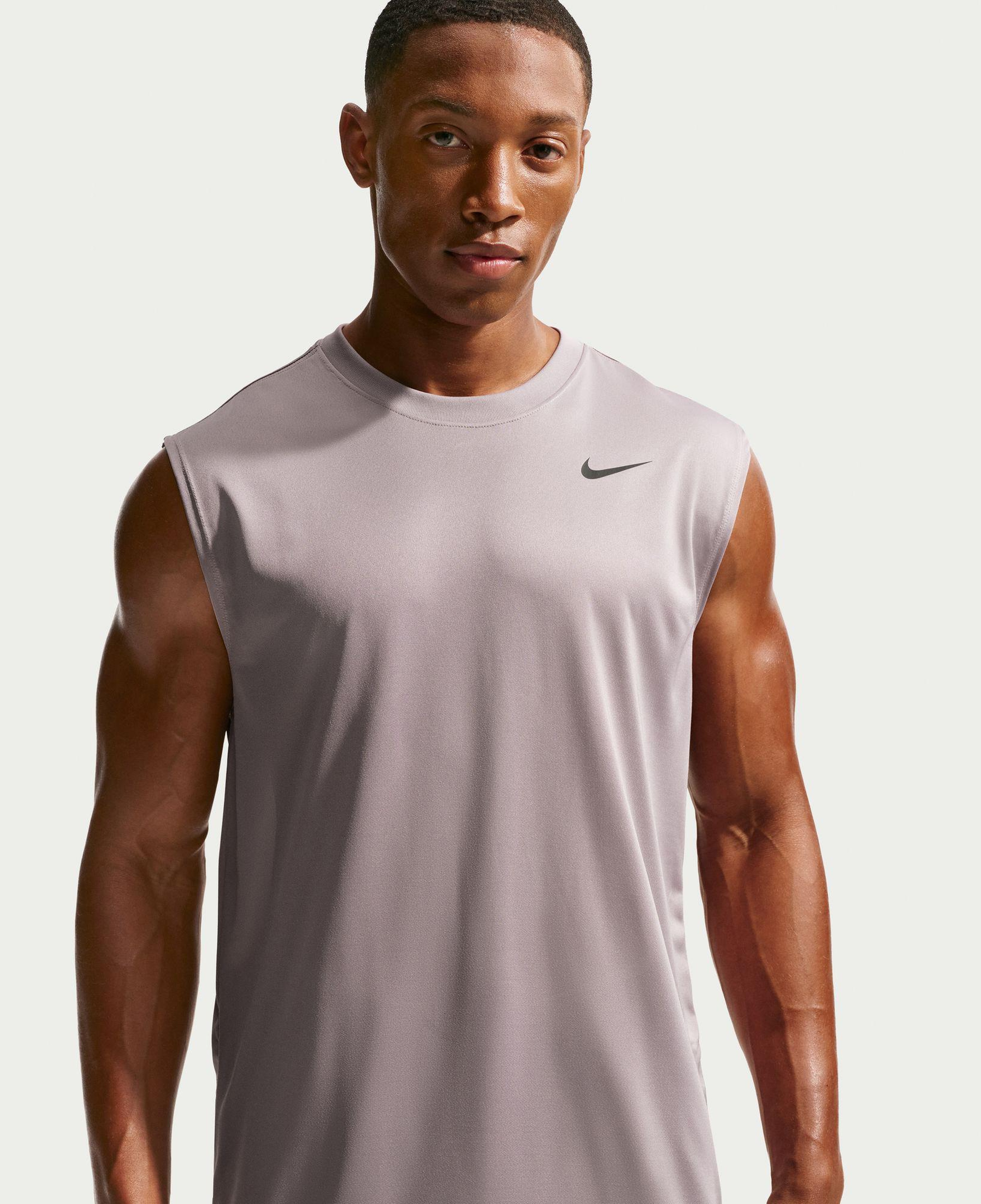 Nike Dri-Fit Legend Erkek Pembe Kolsuz T-Shirt