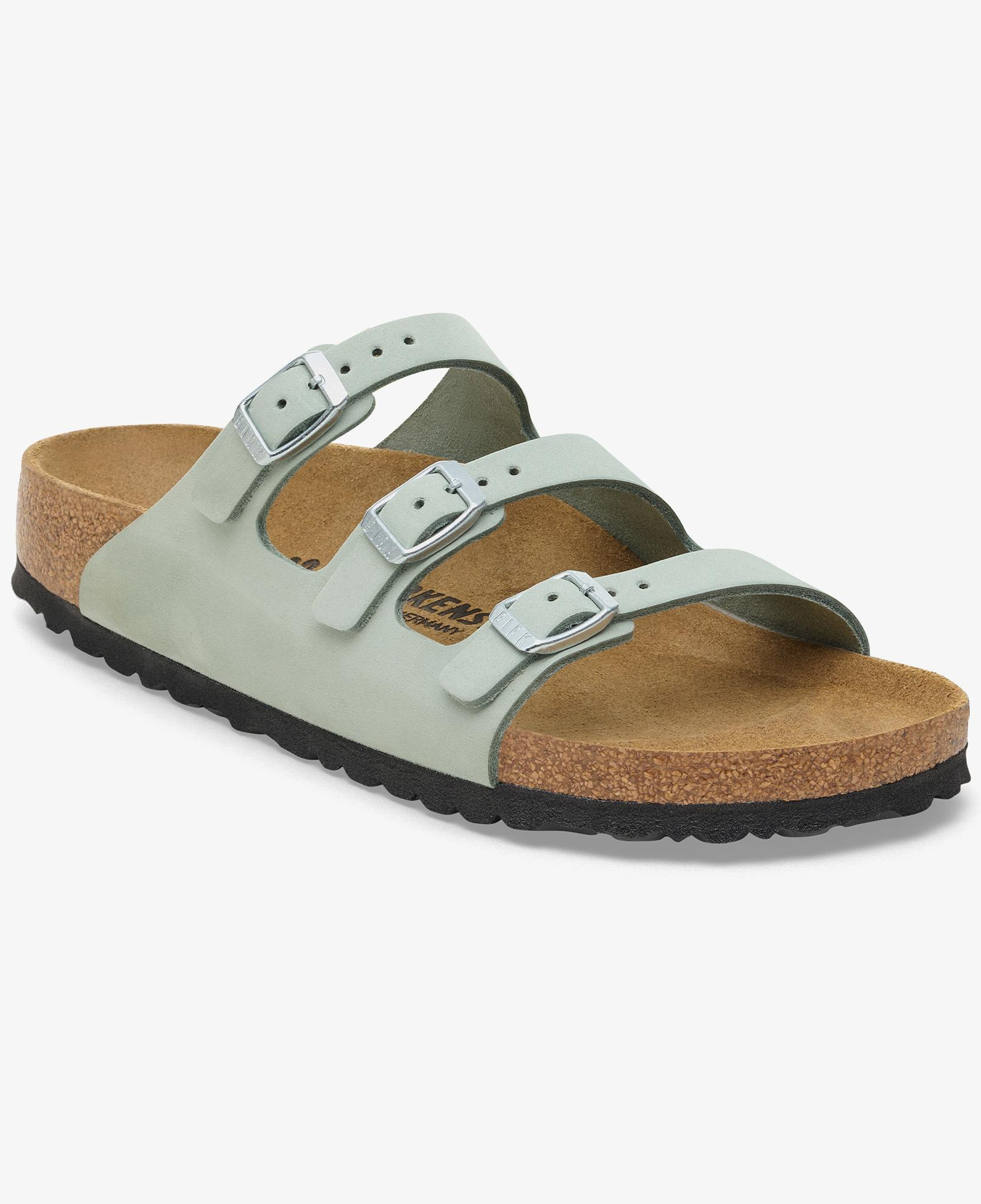 Birkenstock Florida Nu Fr Kadın Yeşil Terlik