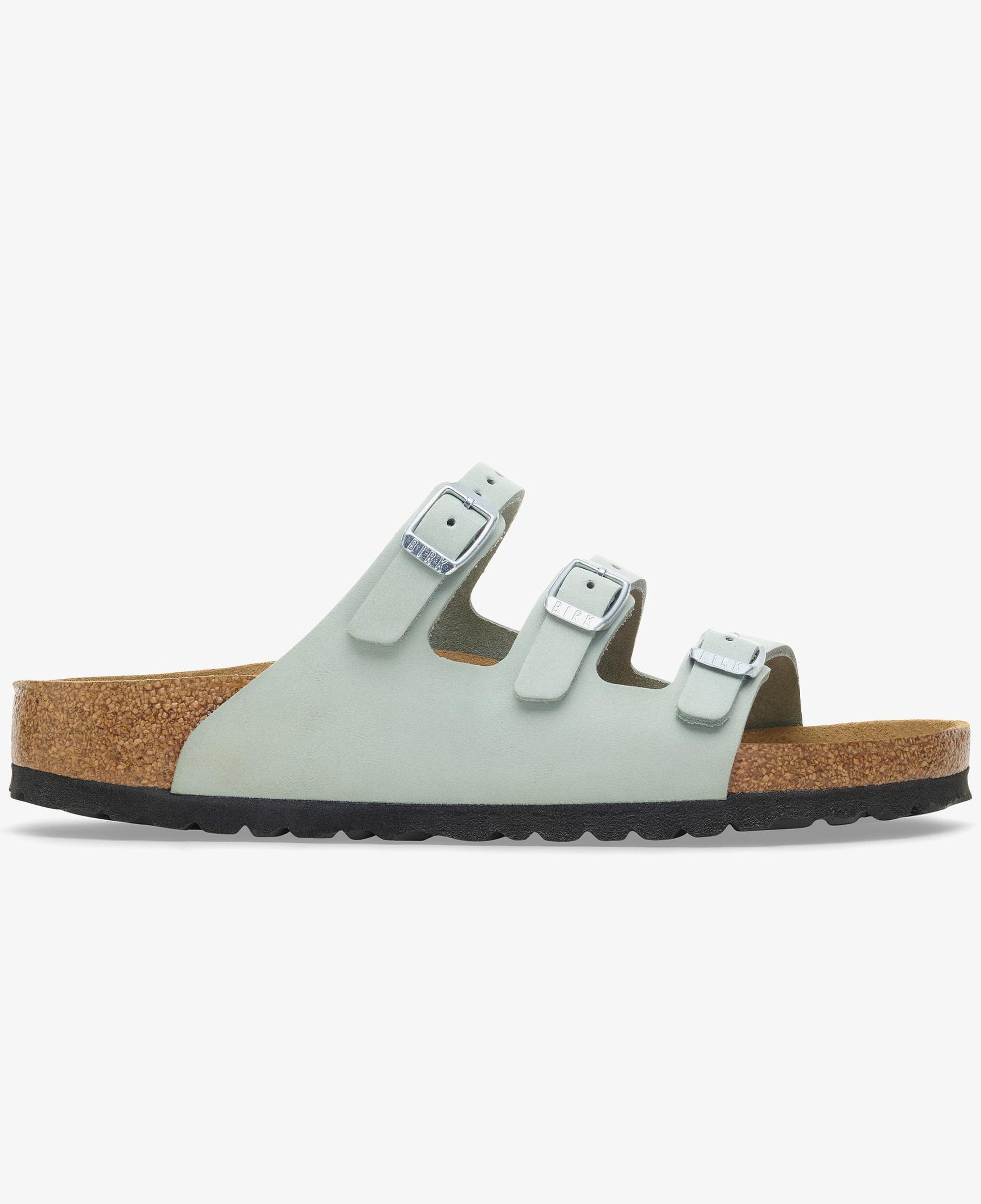 Birkenstock Florida Nu Fr Kadın Yeşil Terlik
