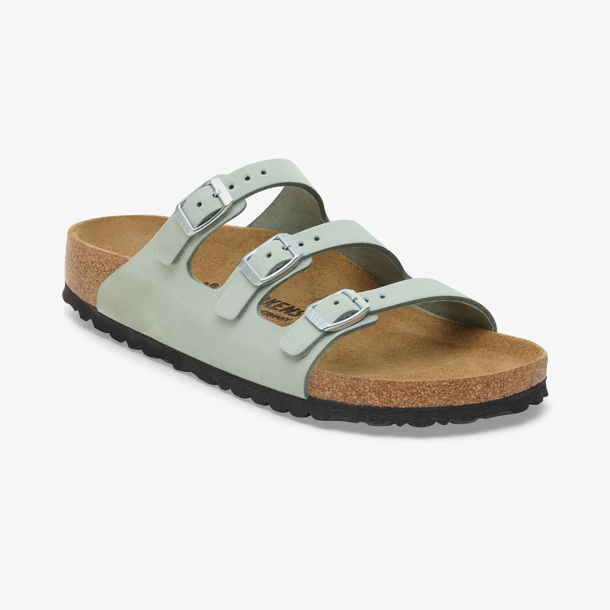 Birkenstock Florida Nu Fr Kadın Yeşil Terlik