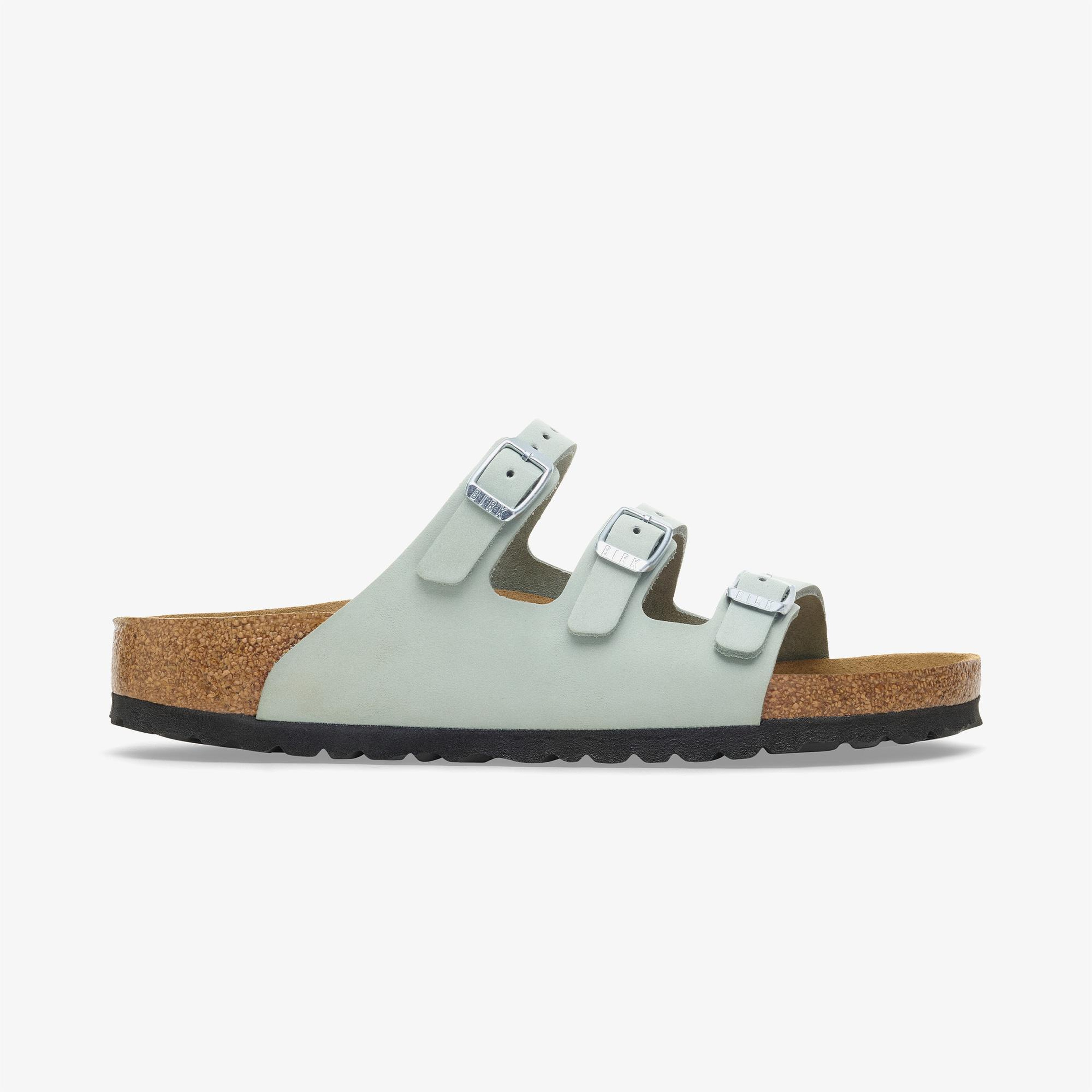 Birkenstock Florida Nu Fr Kadın Yeşil Terlik