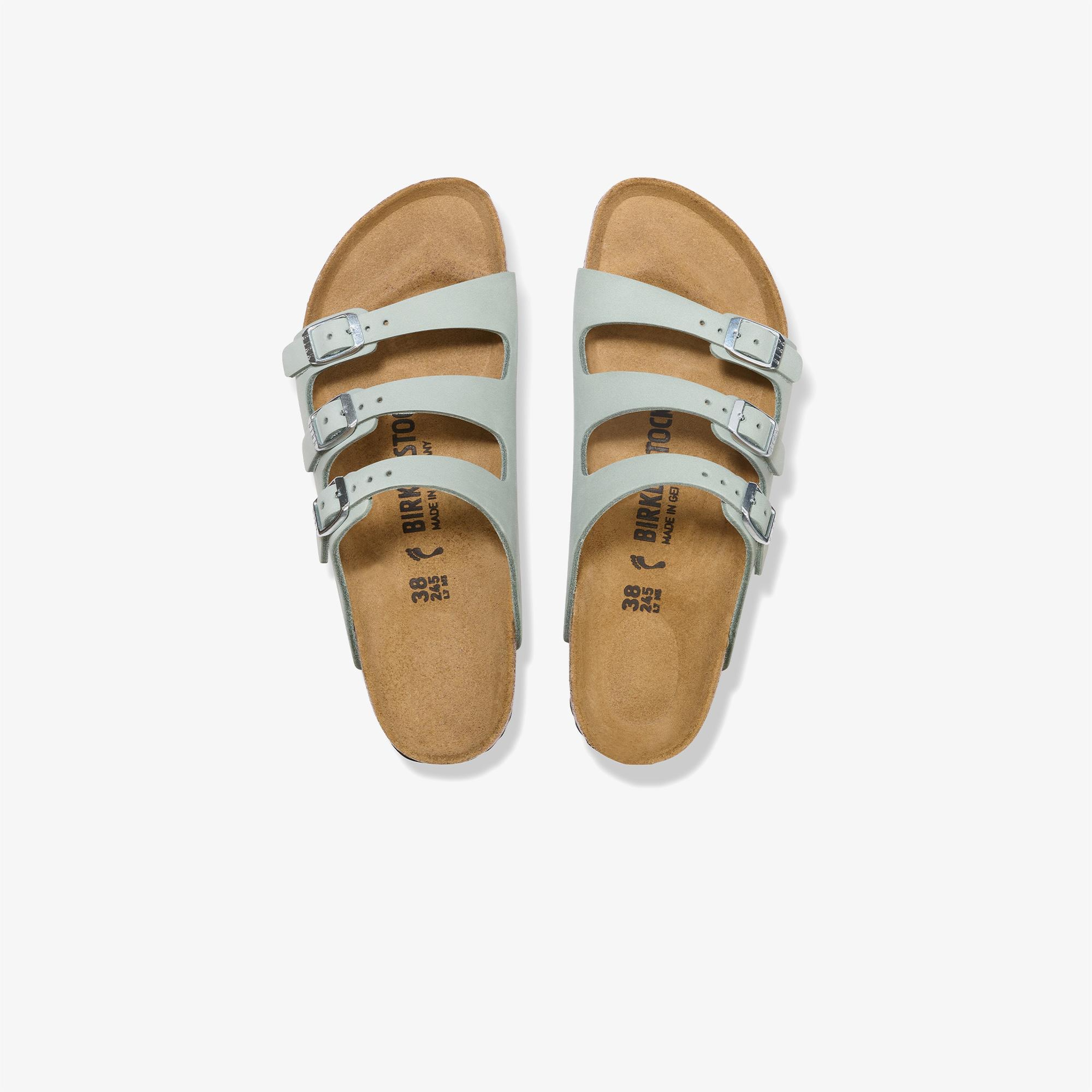 Birkenstock Florida Nu Fr Kadın Yeşil Terlik