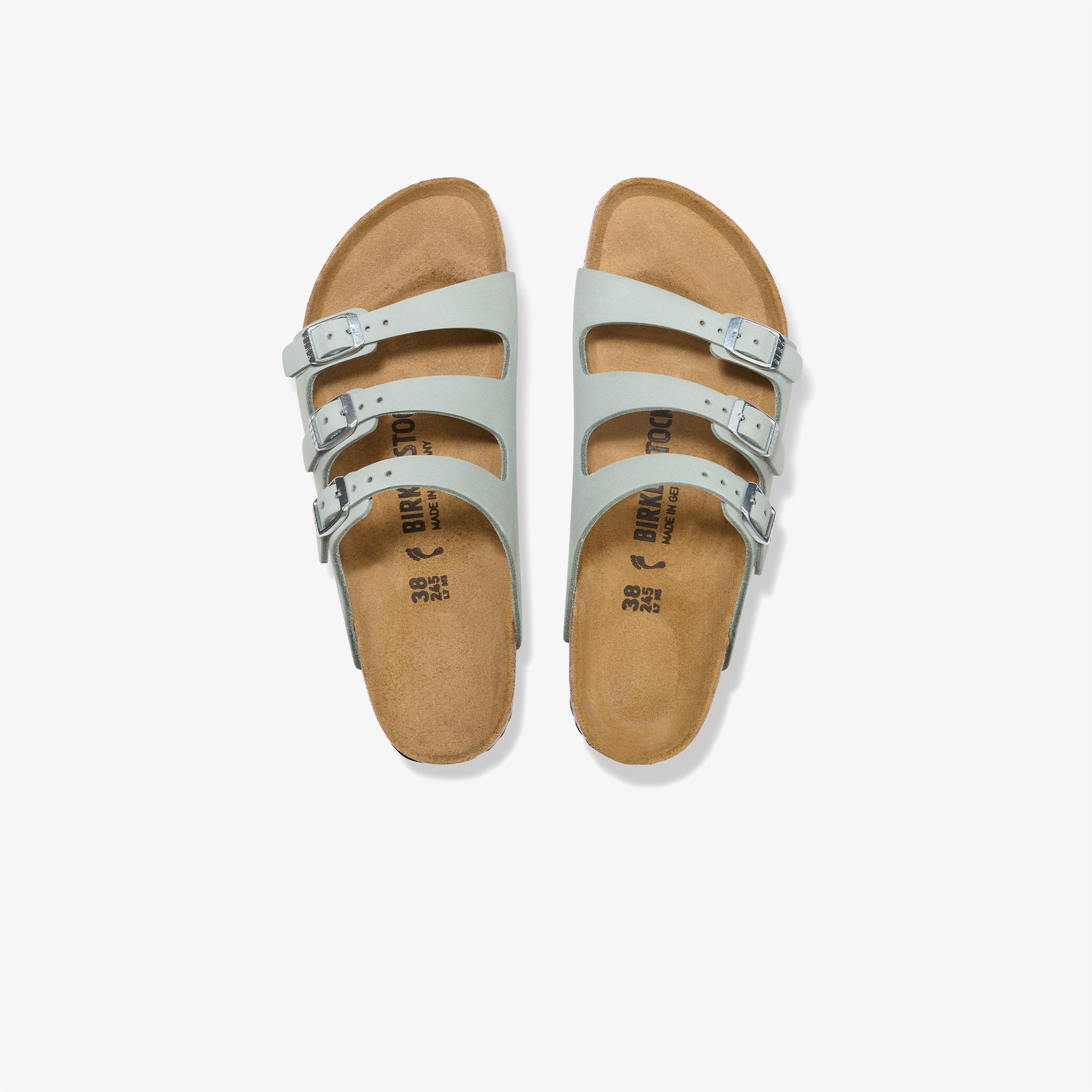 Birkenstock Florida Nu Fr Kadın Yeşil Terlik