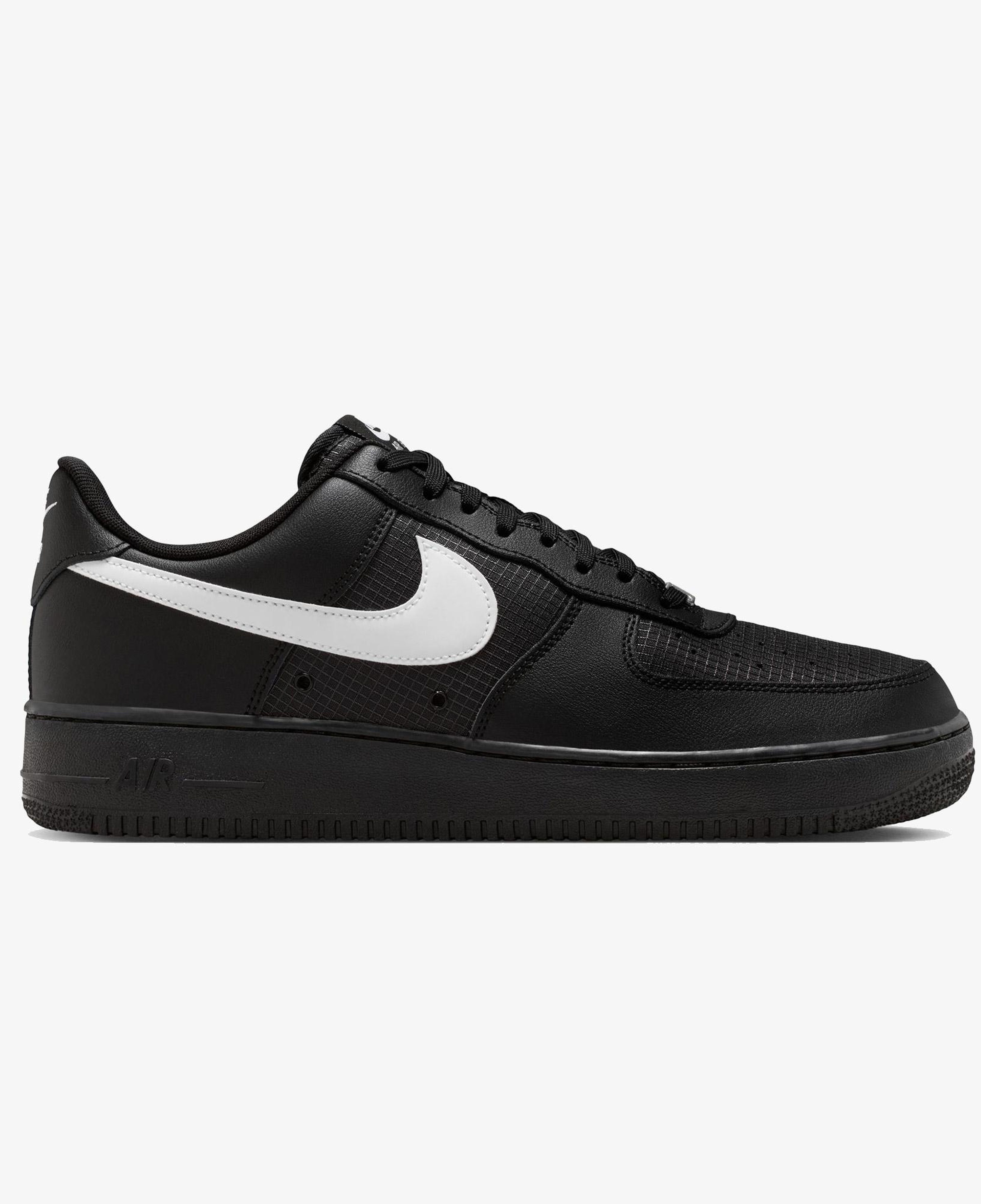 Nike Air Force 1 '07 LV8 Erkek Siyah Spor Ayakkabı