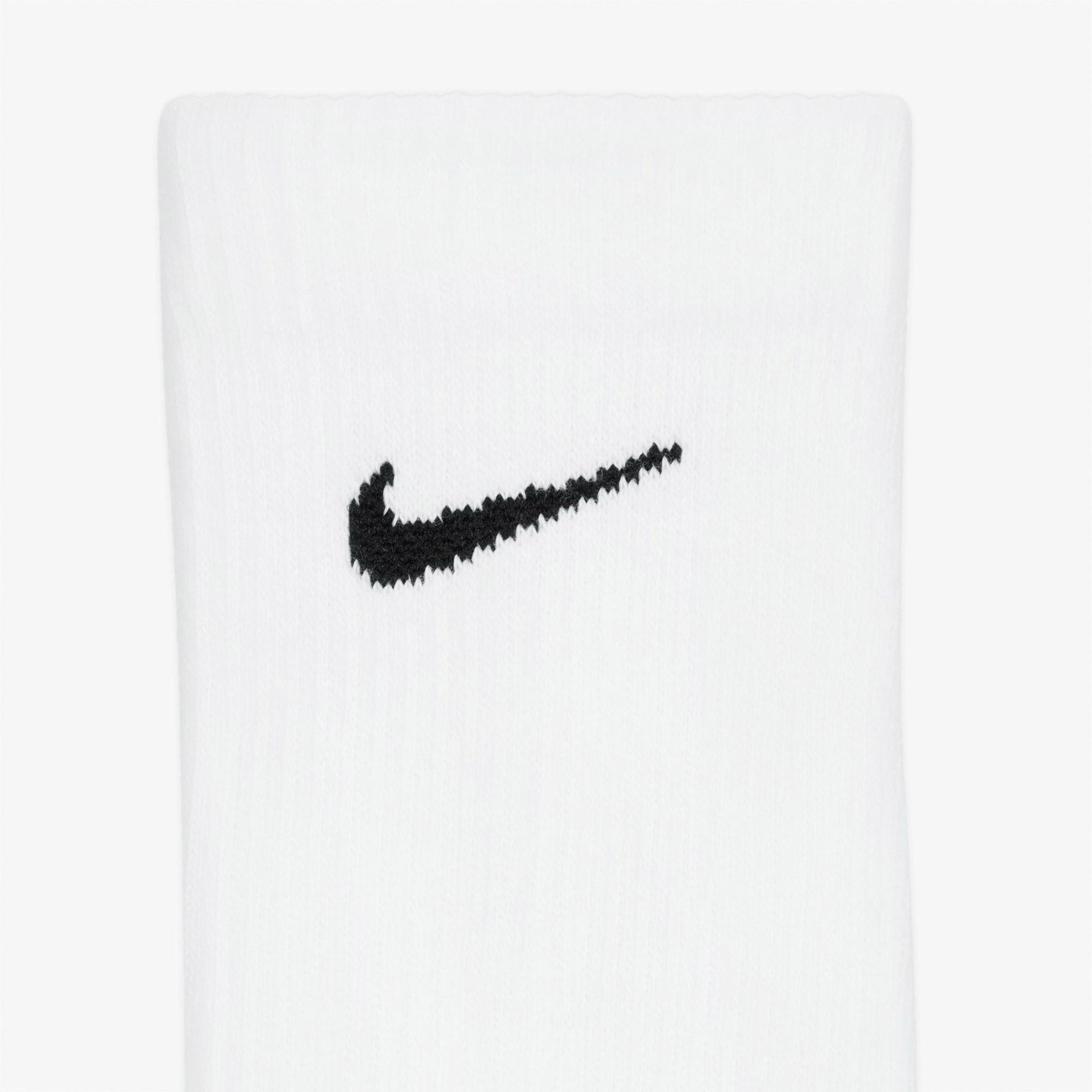 Nike Everyday Elevated 3'lü Unisex Beyaz Çorap