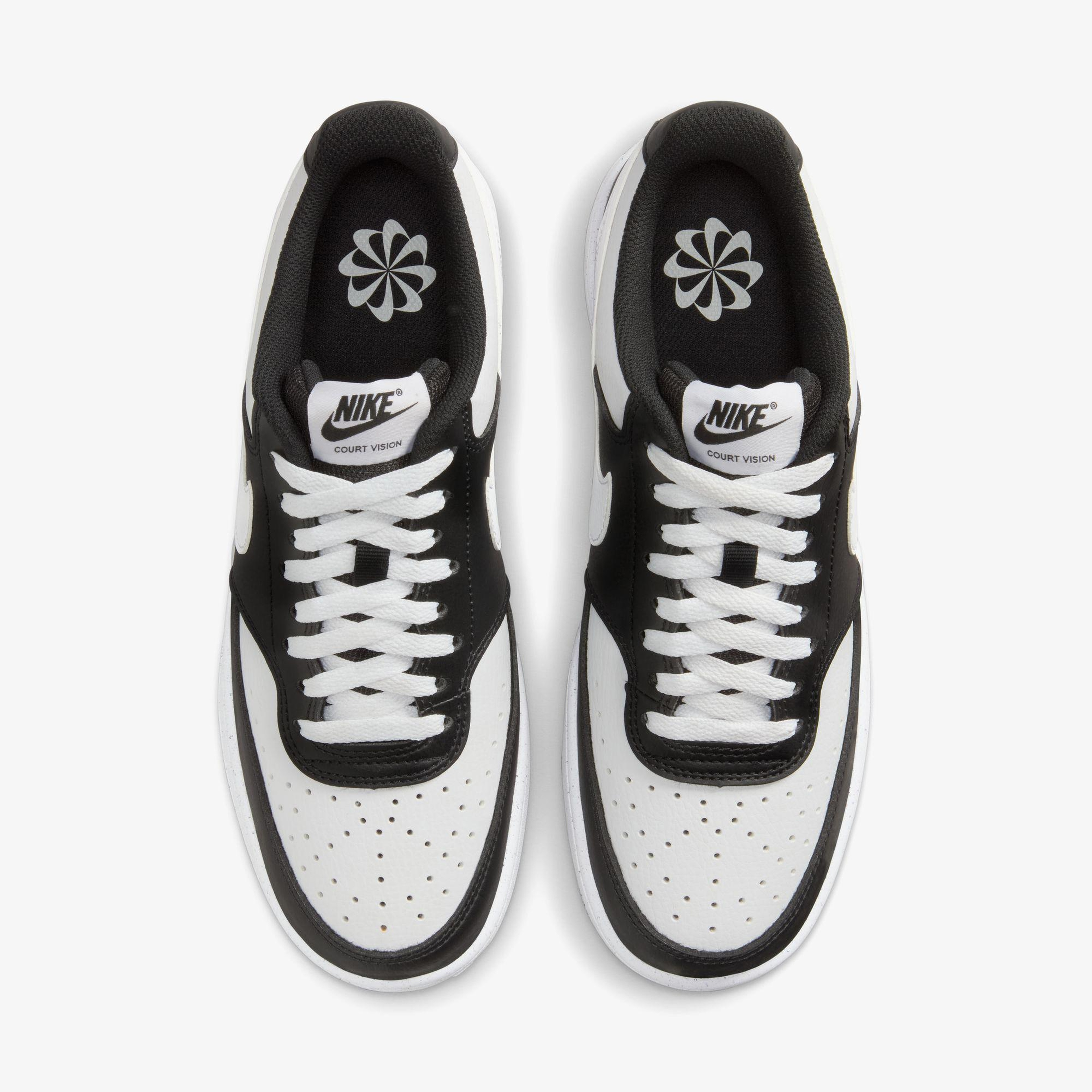 Nike Court Vision Low Next Nature Kadın Siyah Spor Ayakkabı