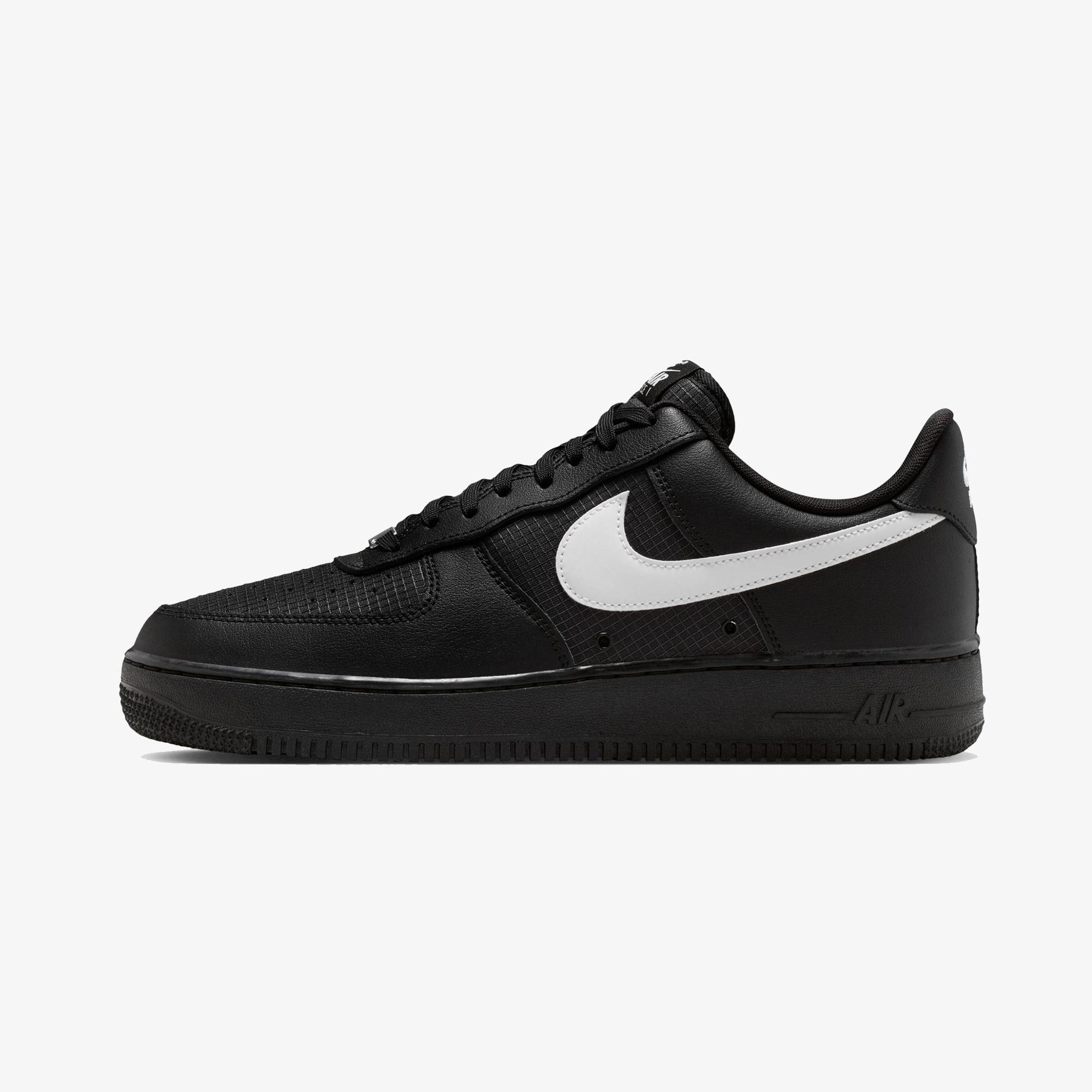Nike Air Force 1 '07 LV8 Erkek Siyah Spor Ayakkabı