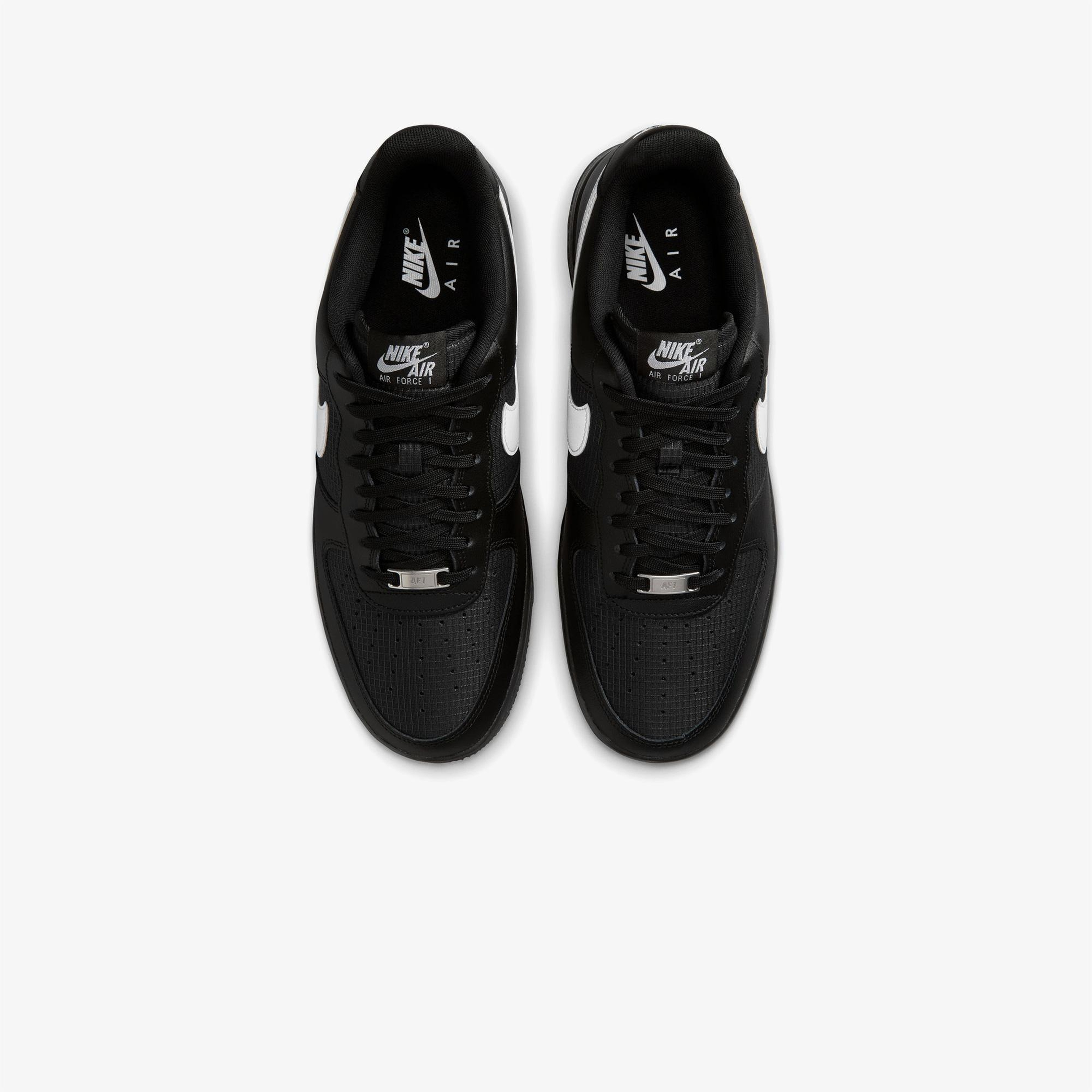 Nike Air Force 1 '07 LV8 Erkek Siyah Spor Ayakkabı