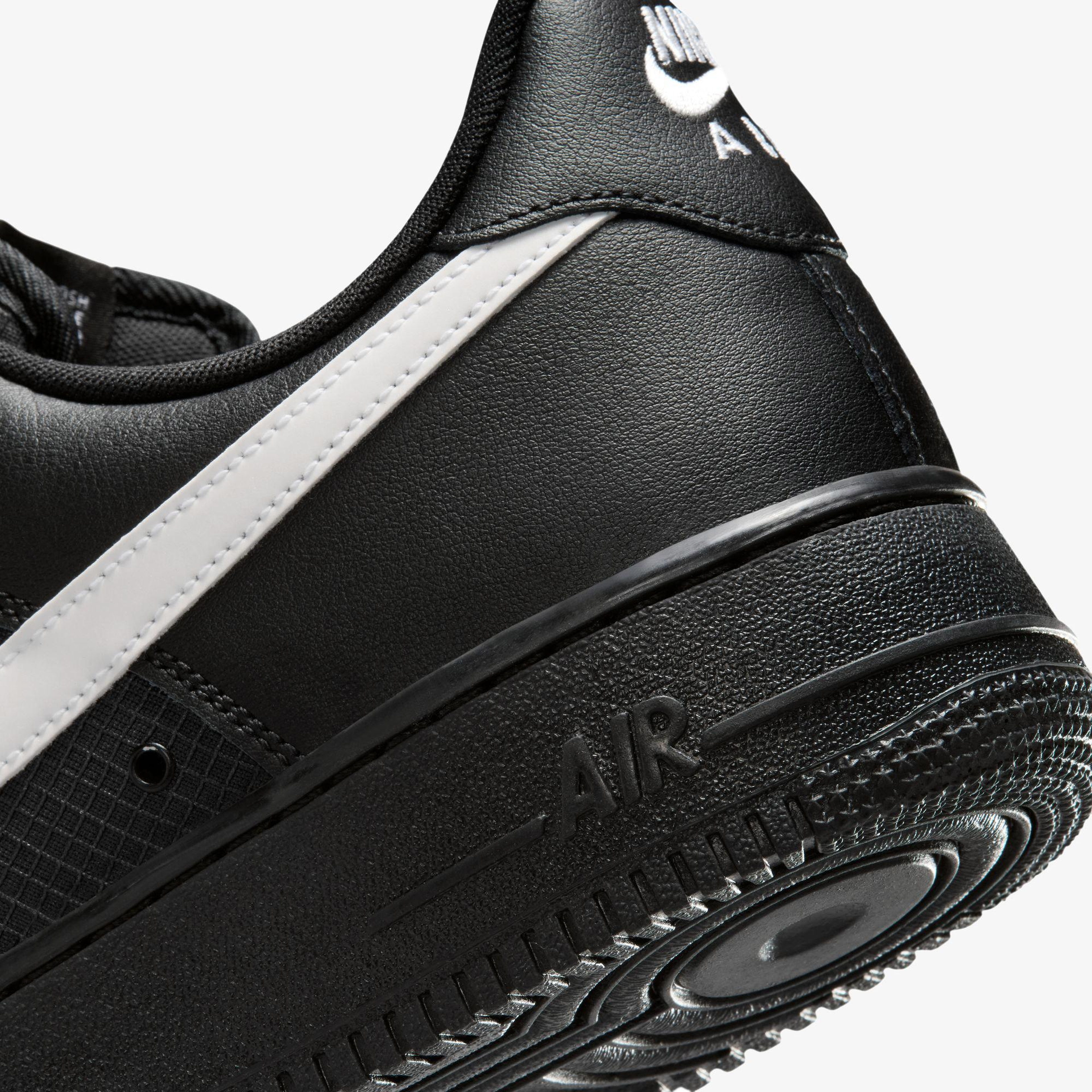 Nike Air Force 1 '07 LV8 Erkek Siyah Spor Ayakkabı