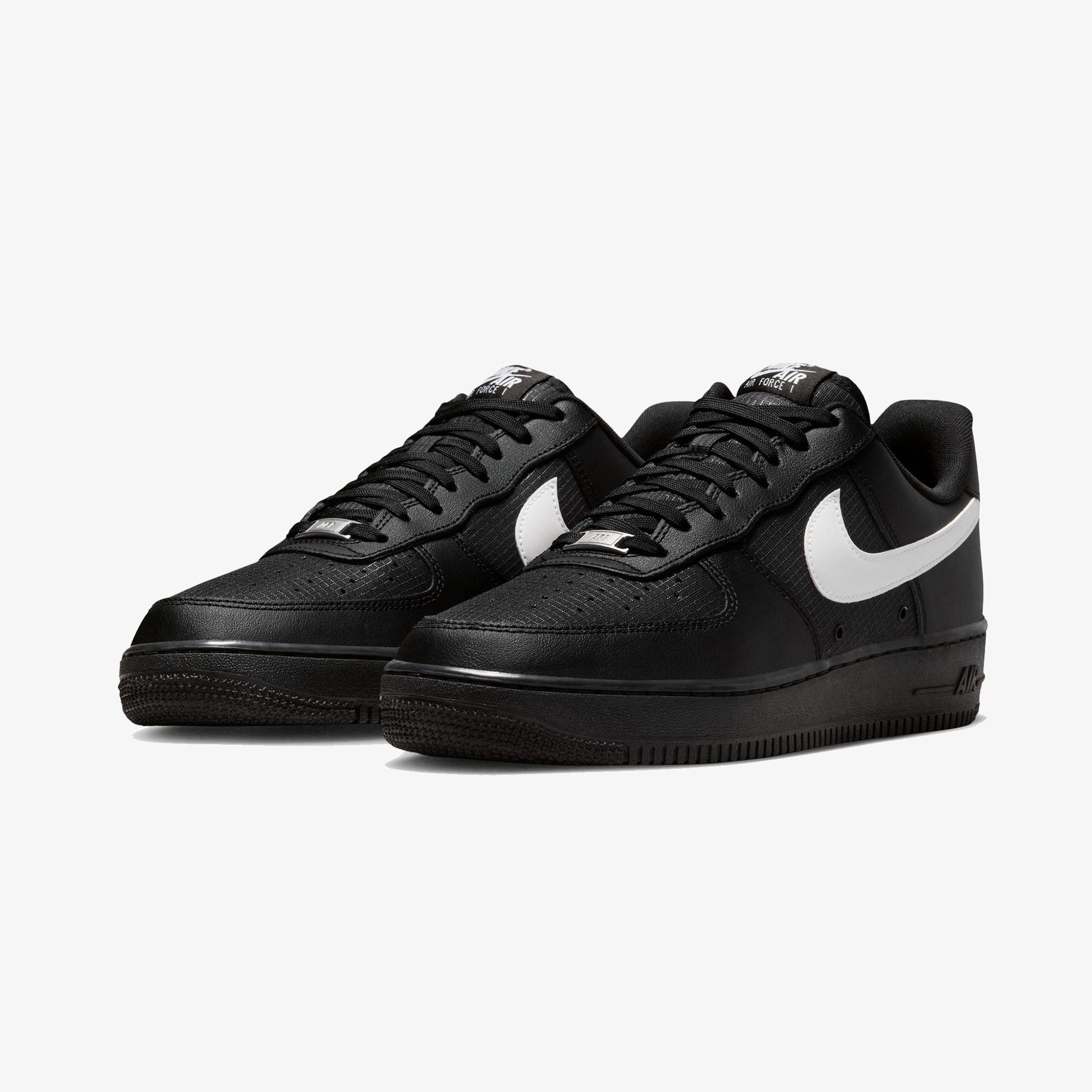 Nike Air Force 1 '07 LV8 Erkek Siyah Spor Ayakkabı