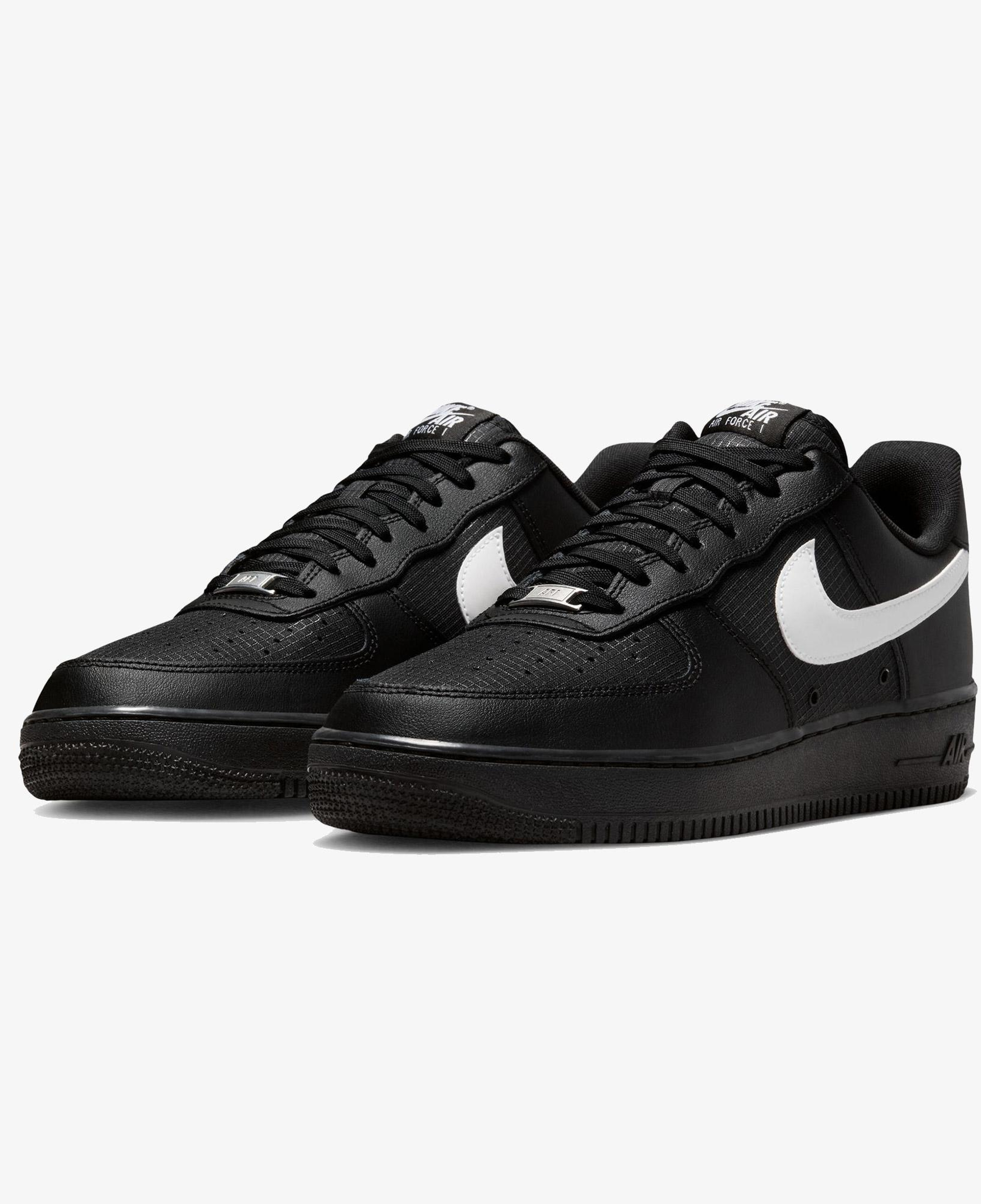 Nike Air Force 1 '07 LV8 Erkek Siyah Spor Ayakkabı