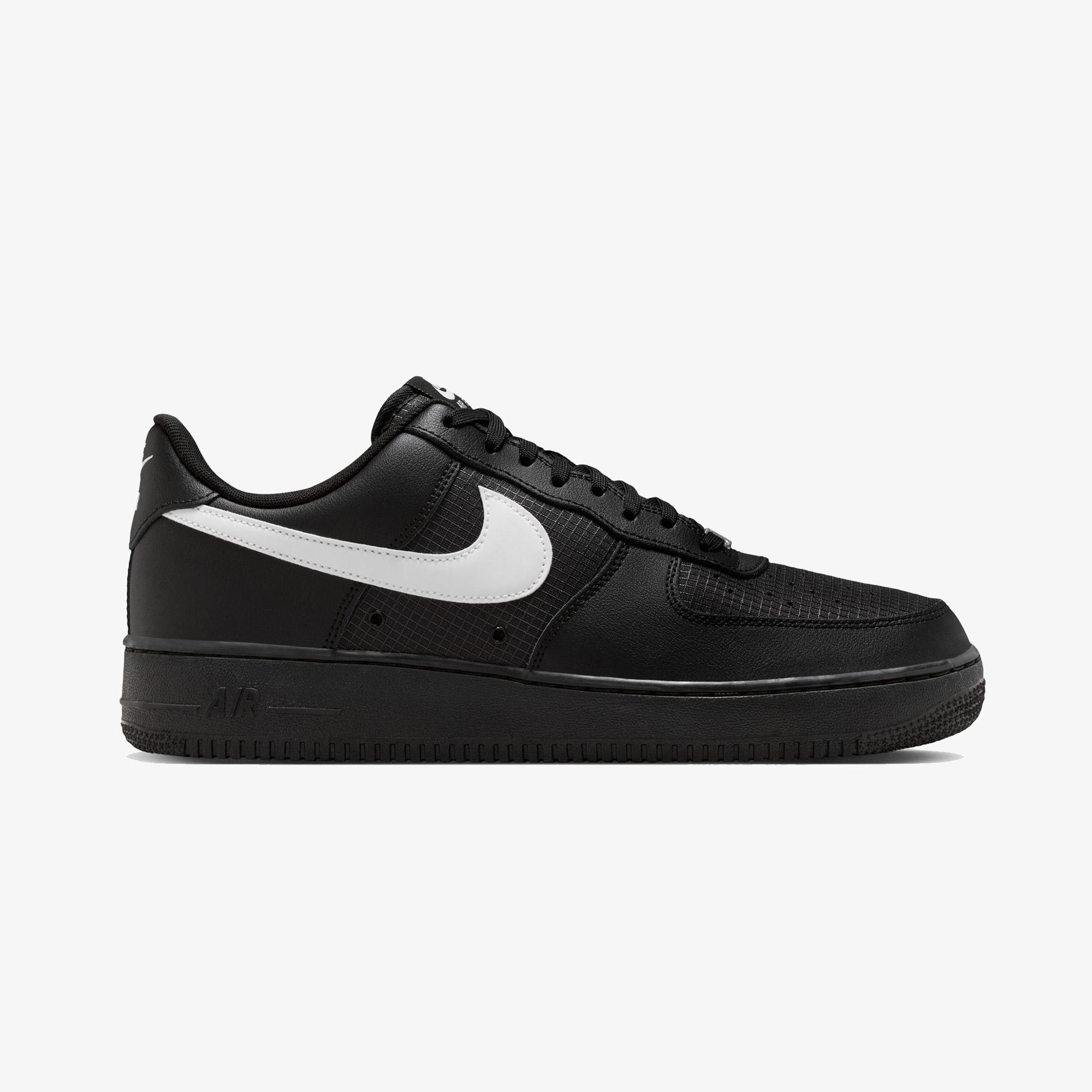 Nike Air Force 1 '07 LV8 Erkek Siyah Spor Ayakkabı