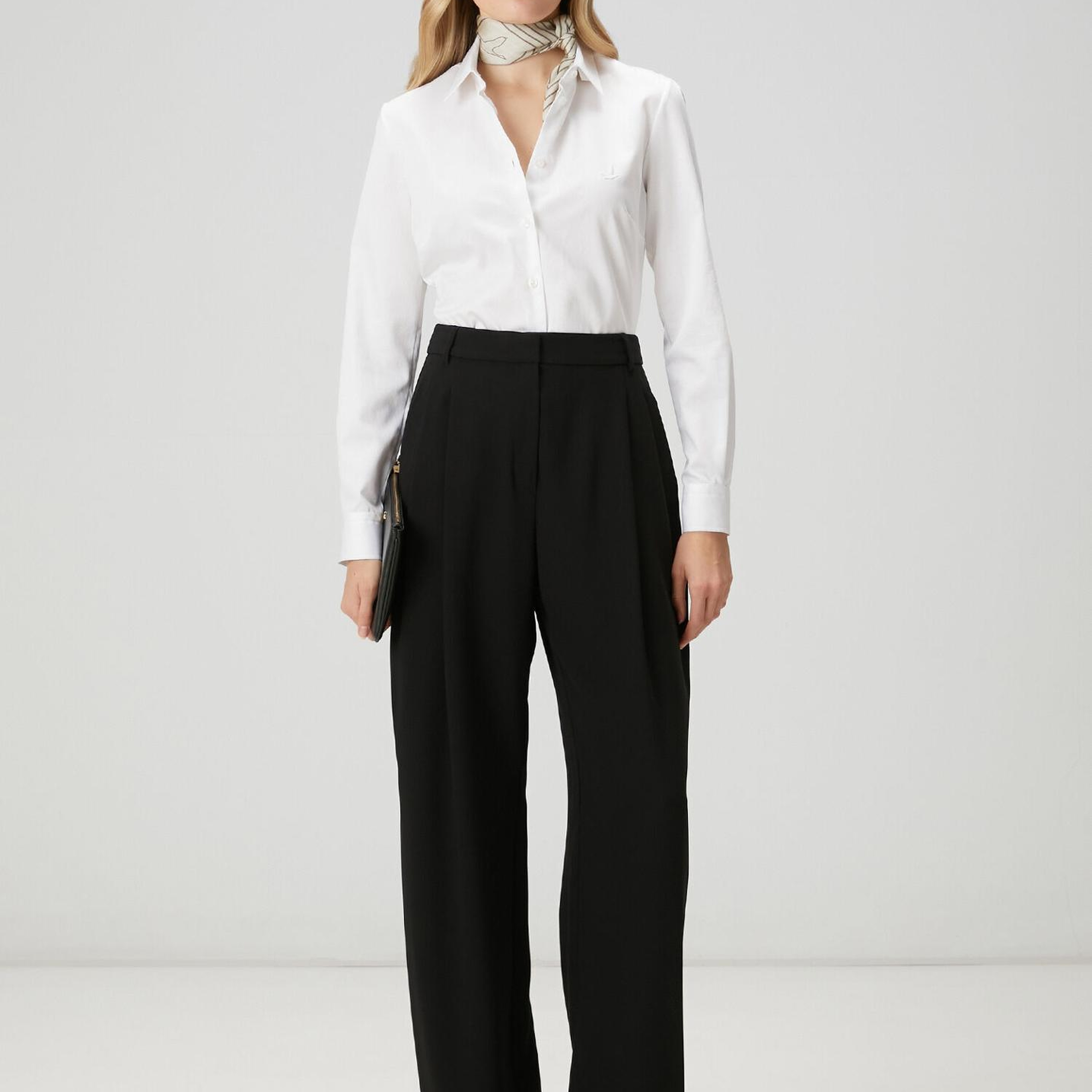 Beymen Club Kadın Slim Fit Non-Iron Kırık Beyaz Gömlek