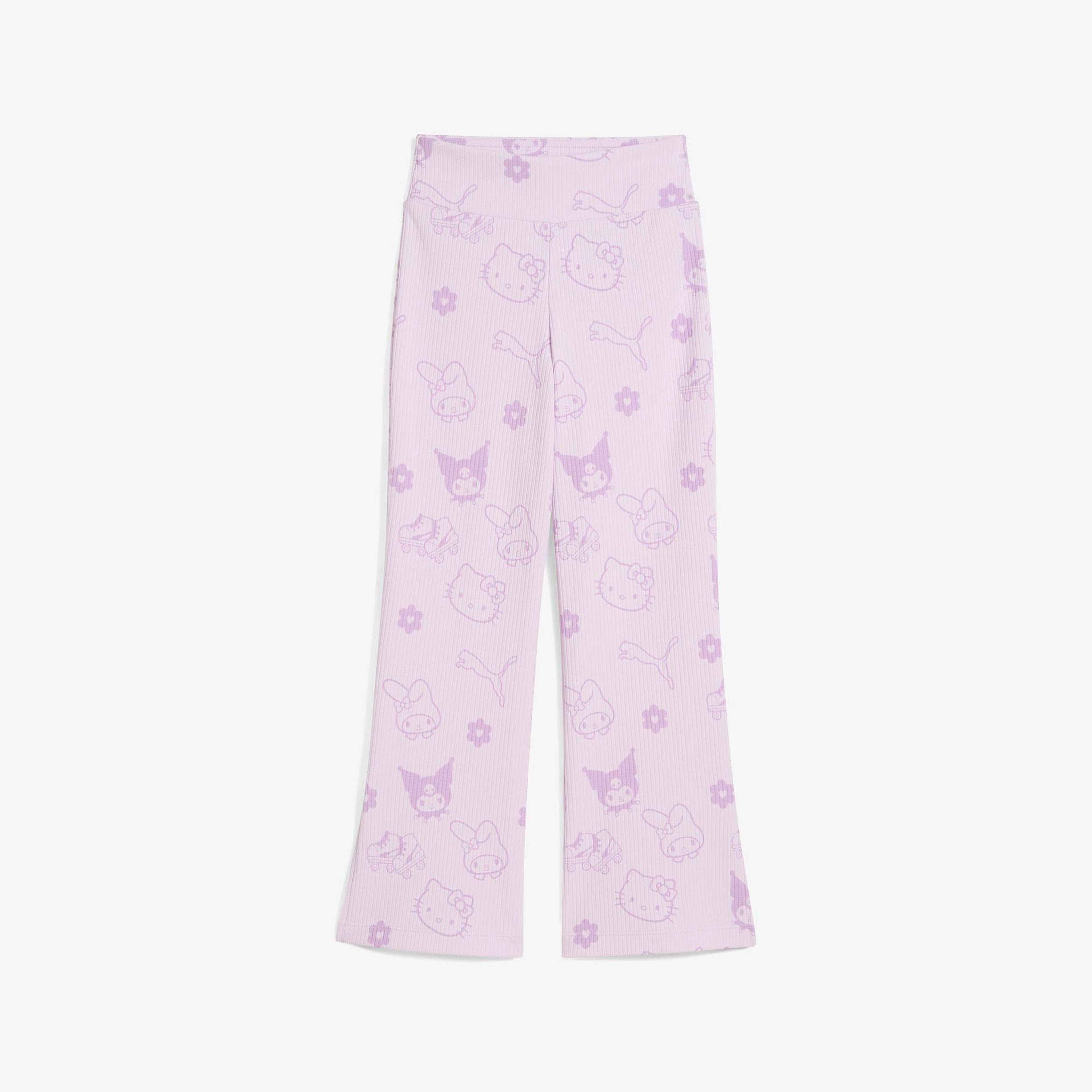 Puma X Hello Kitty Friends Flared Çocuk Mor Tayt