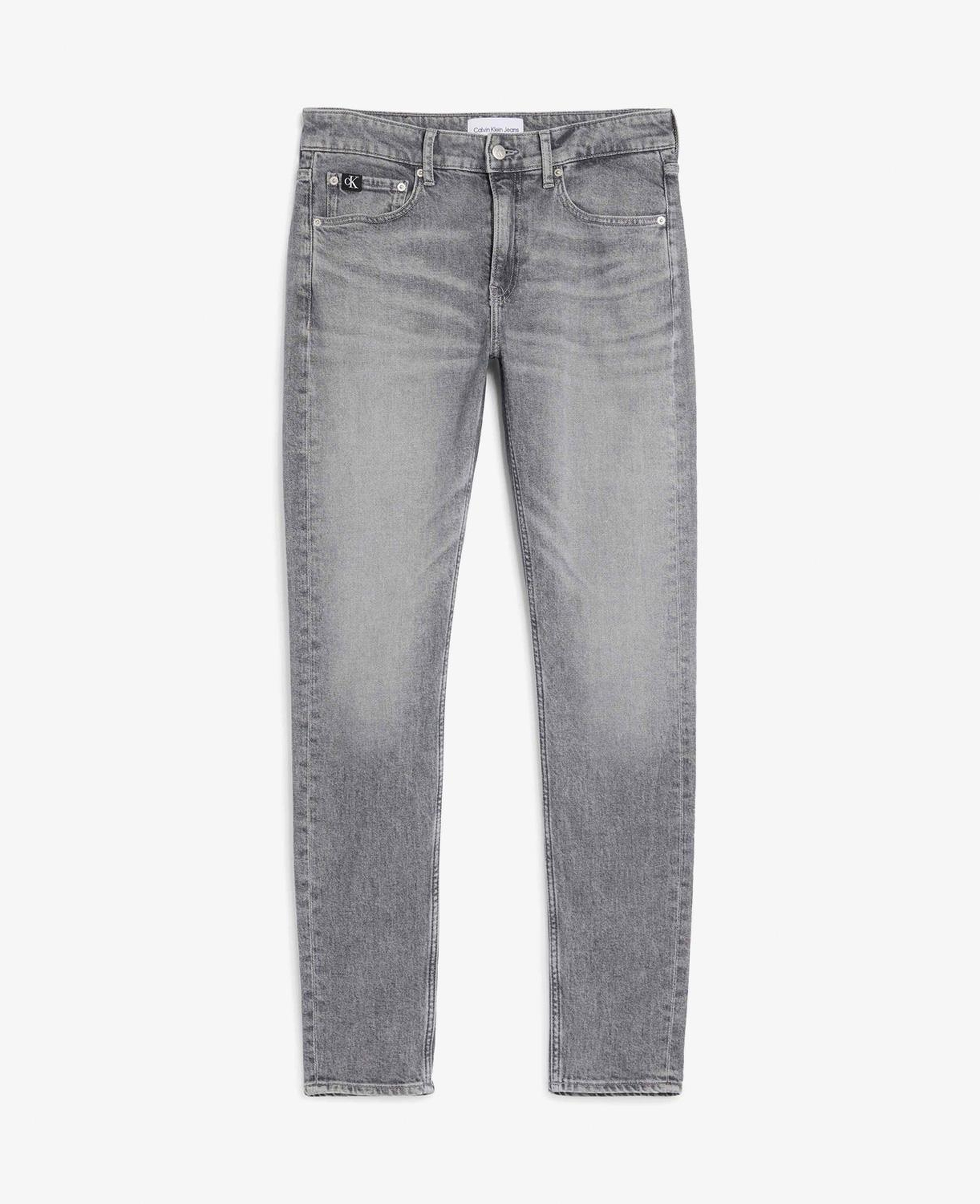 Calvin Klein Erkek Gri Denim Jean