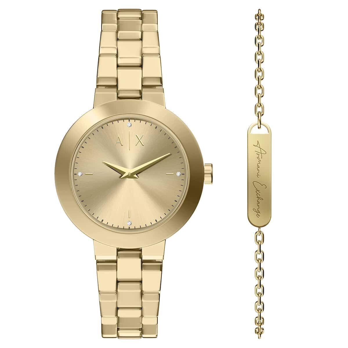 Armani Exchange AX7177SET Kadın Kol Saati ve Bileklik Seti