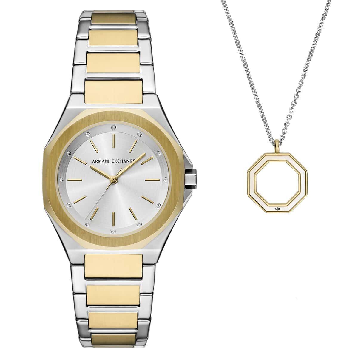 Armani Exchange AX7161SET Kadın Kol Saati ve Kolye Seti