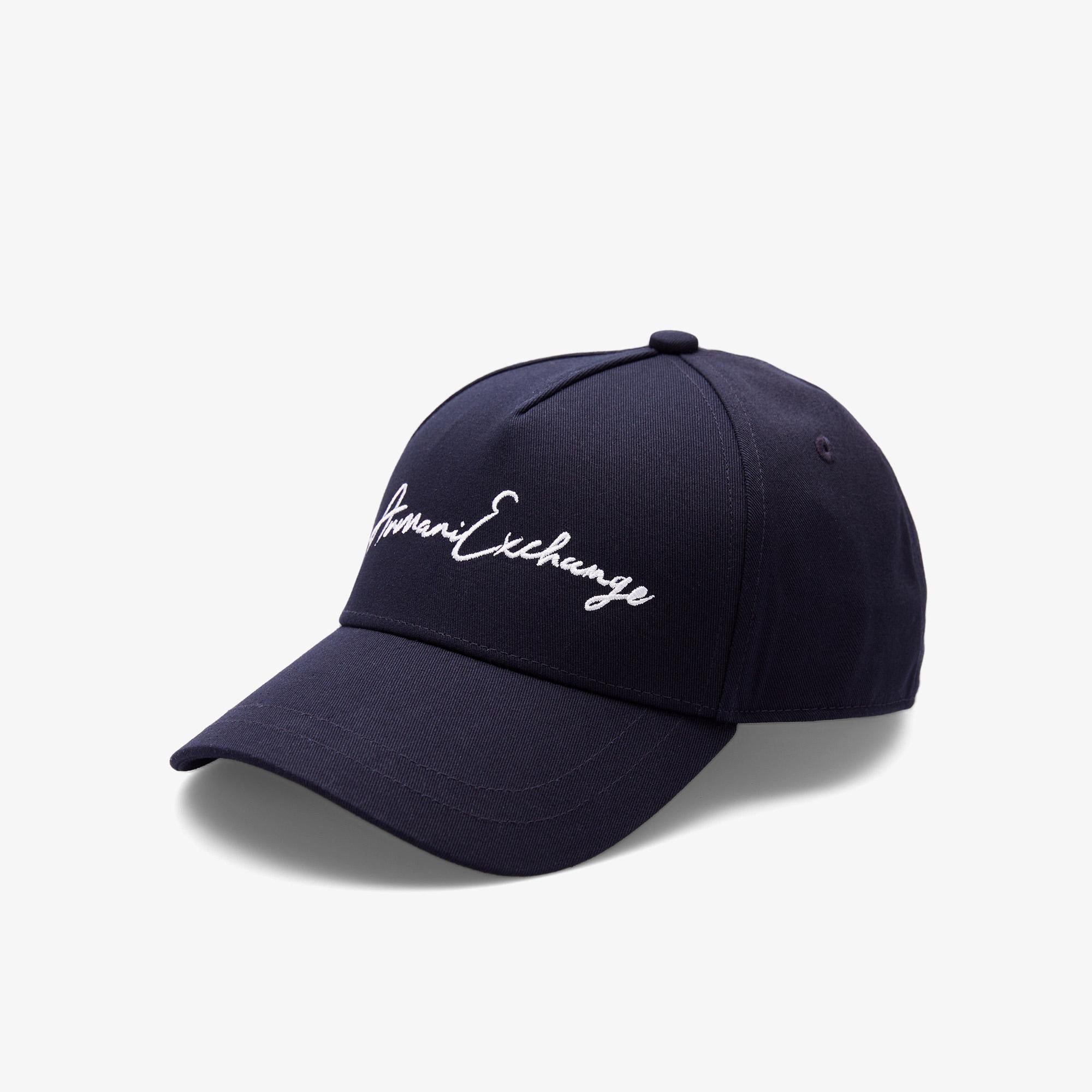 Armani Exchange Erkek Beyaz Baseball Şapkası