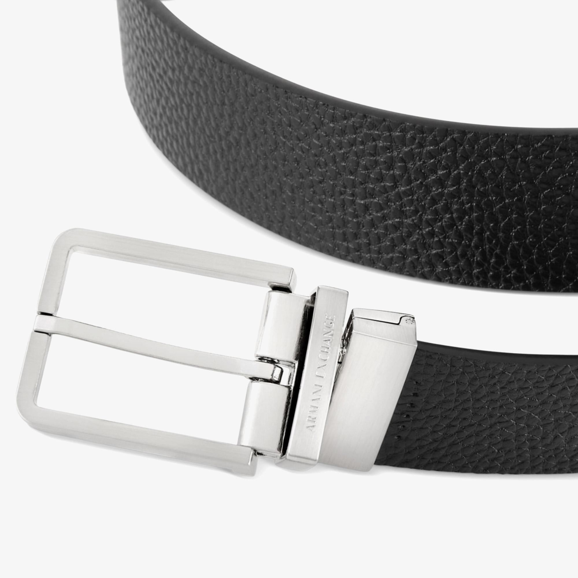 Armani Exchange Erkek Siyah Kemer