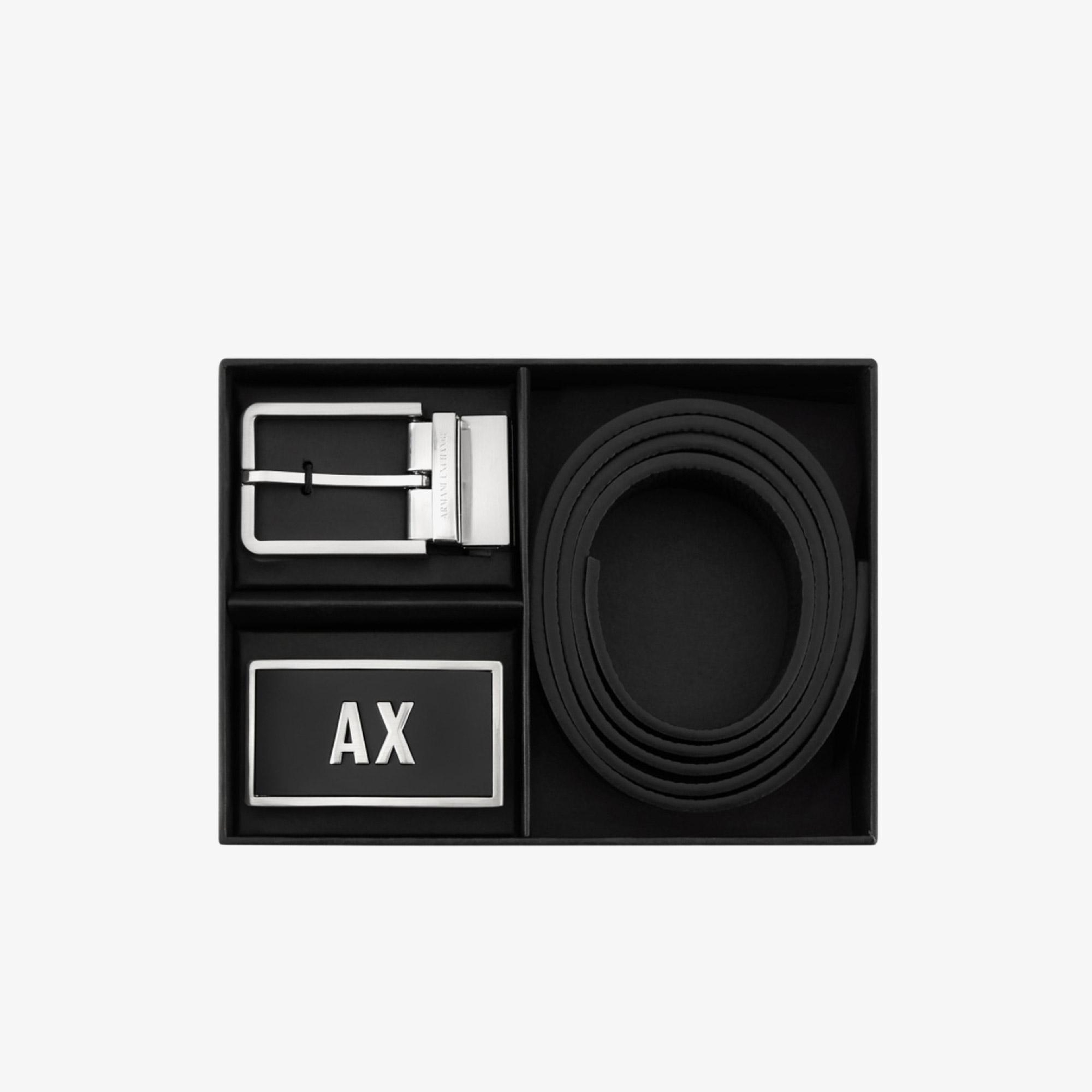 Armani Exchange Erkek Siyah Kemer