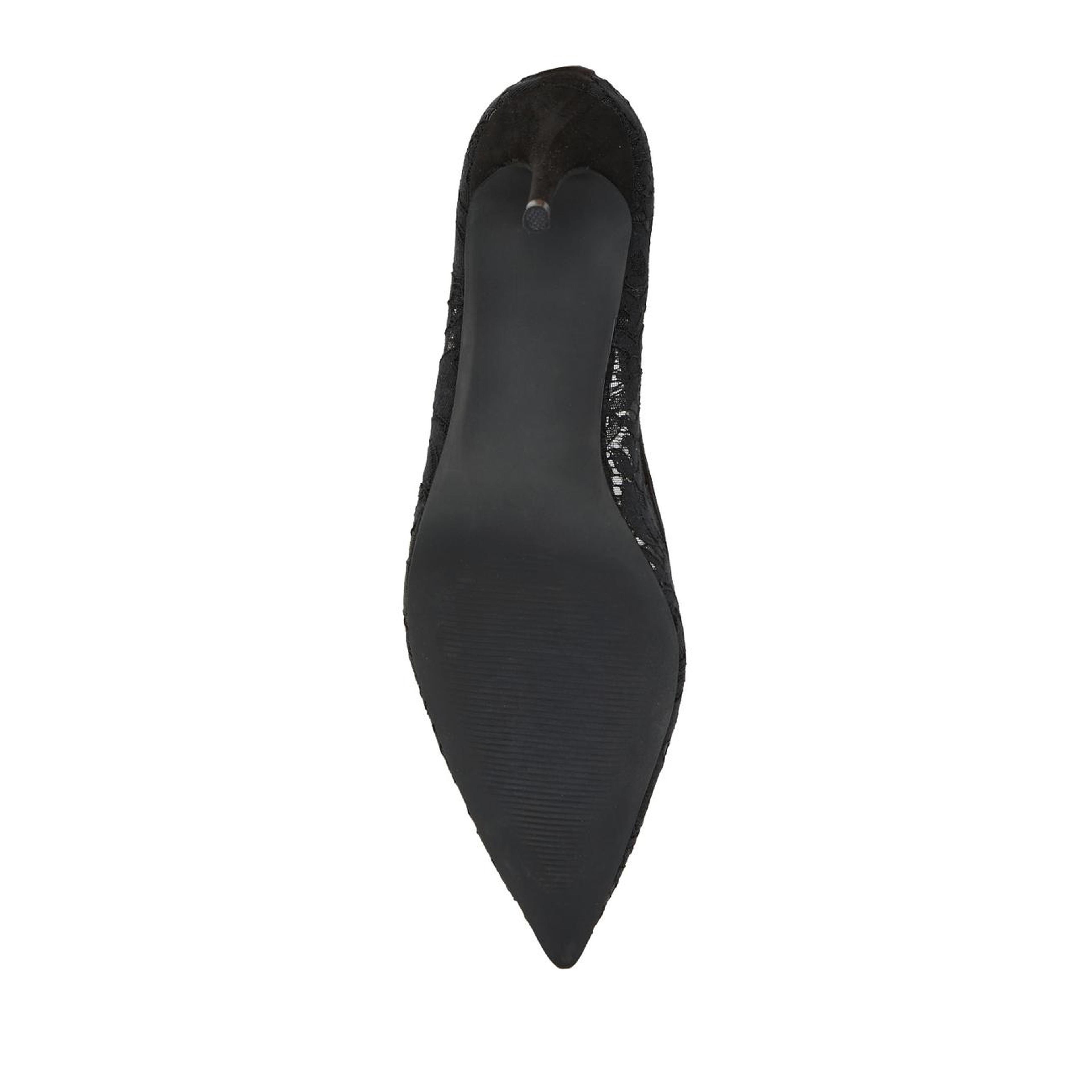 Divarese Kadın Siyah Dantelli Stiletto