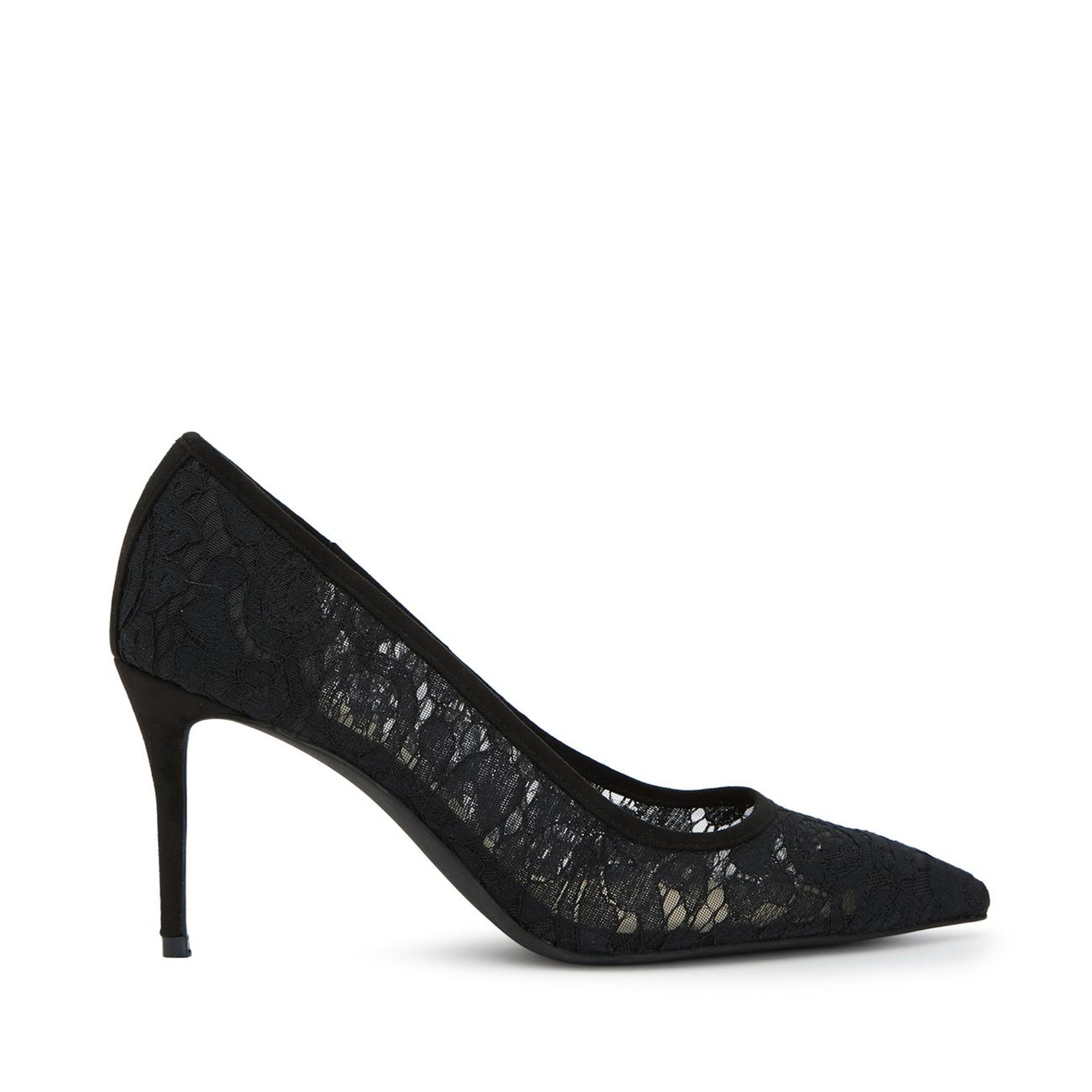 Divarese Kadın Siyah Dantelli Stiletto
