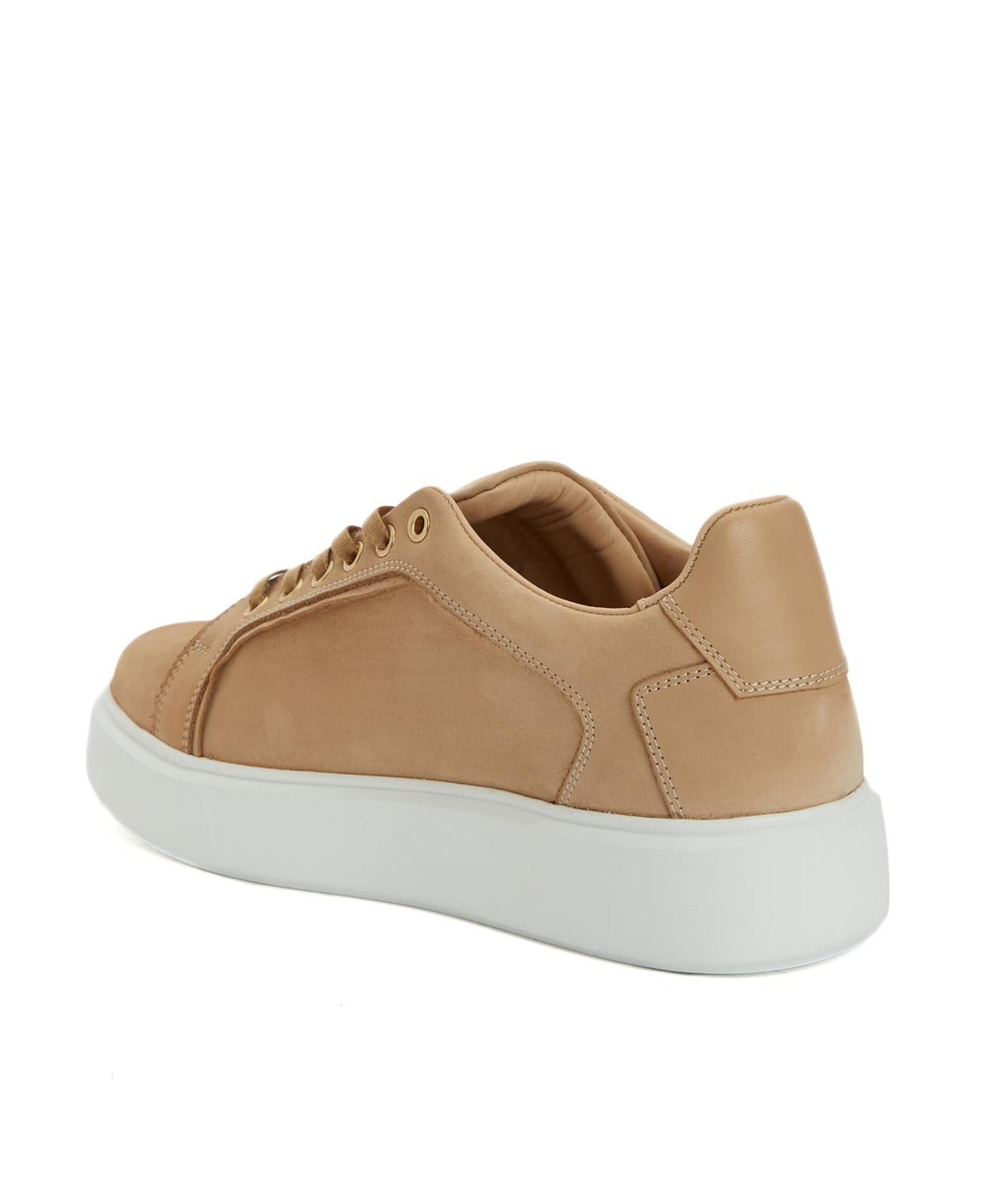 Divarese Kadın Kum Deri Sneaker