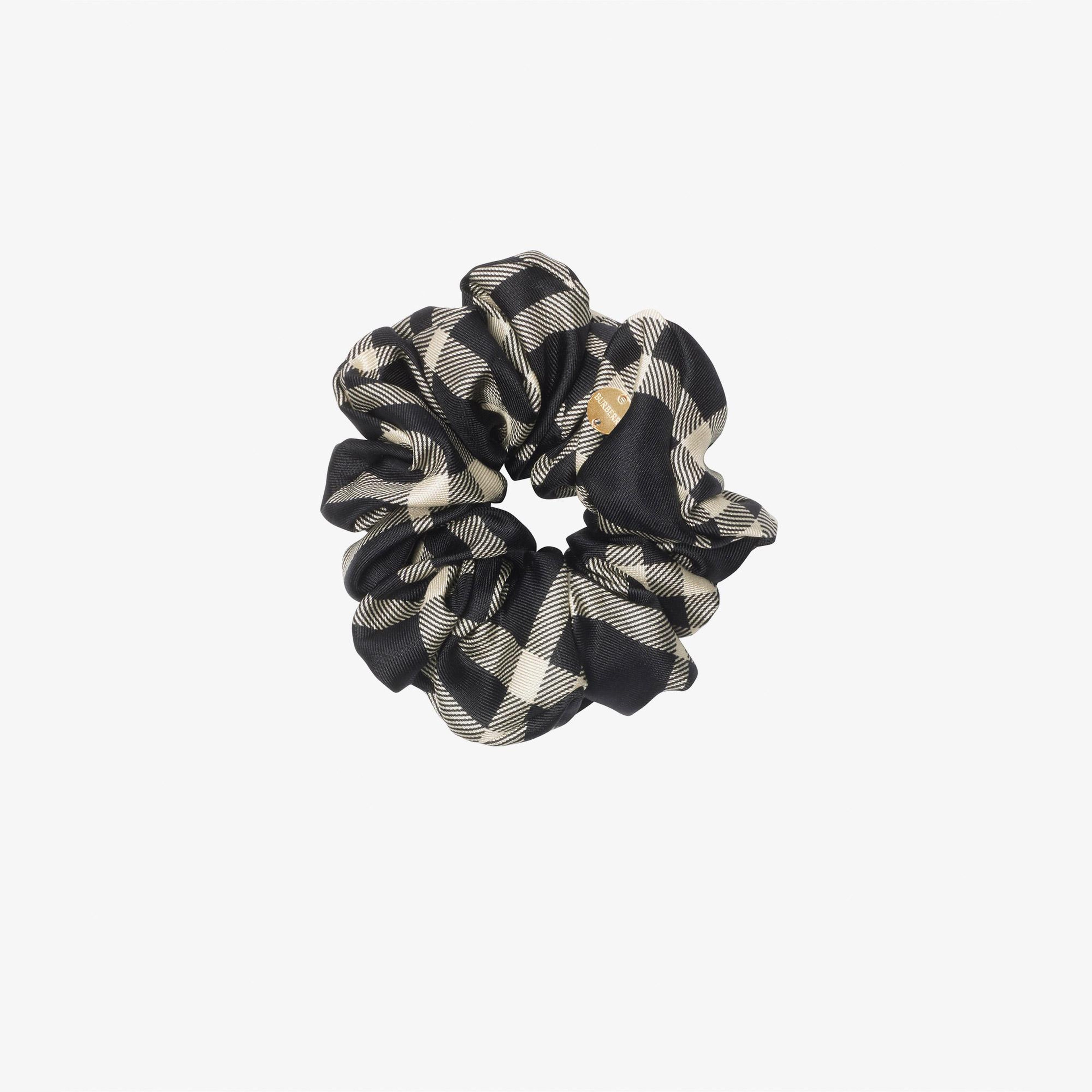 Burberry Scrunchie With Charm Kadın Siyah Saç Bandı & Toka