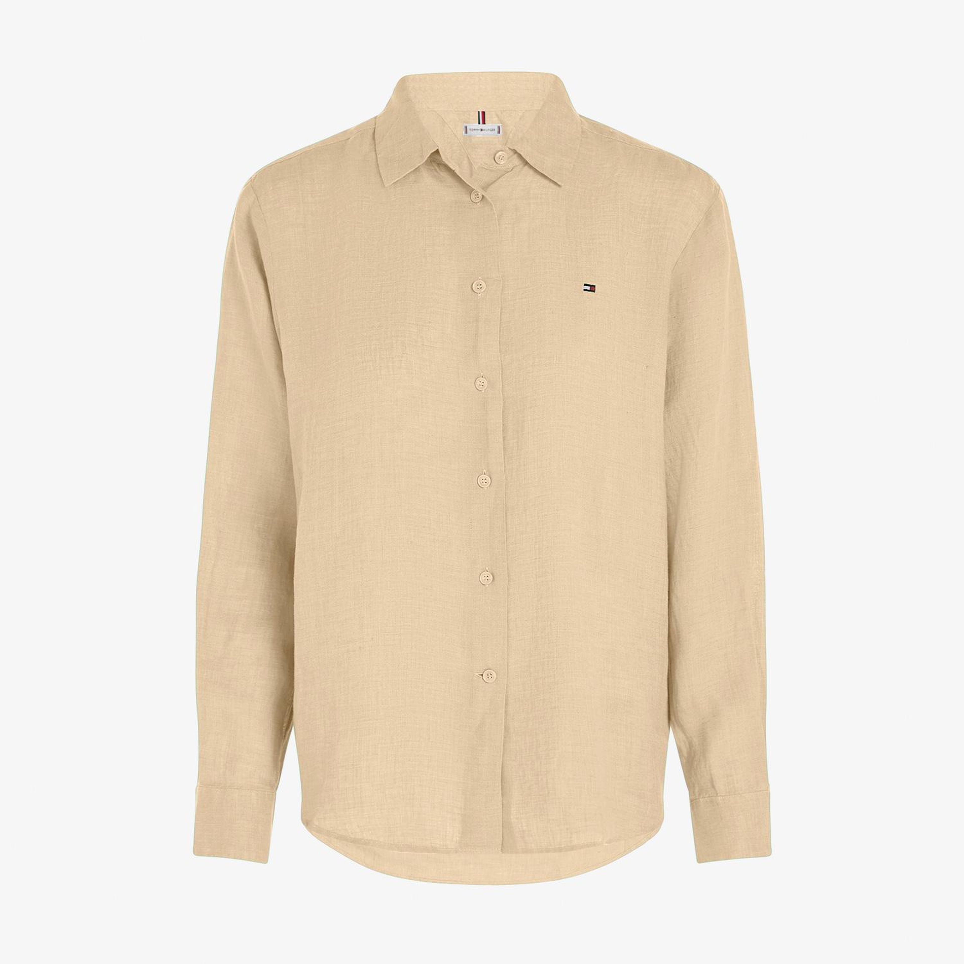Tommy Hilfiger Kadın Bej Gömlek
