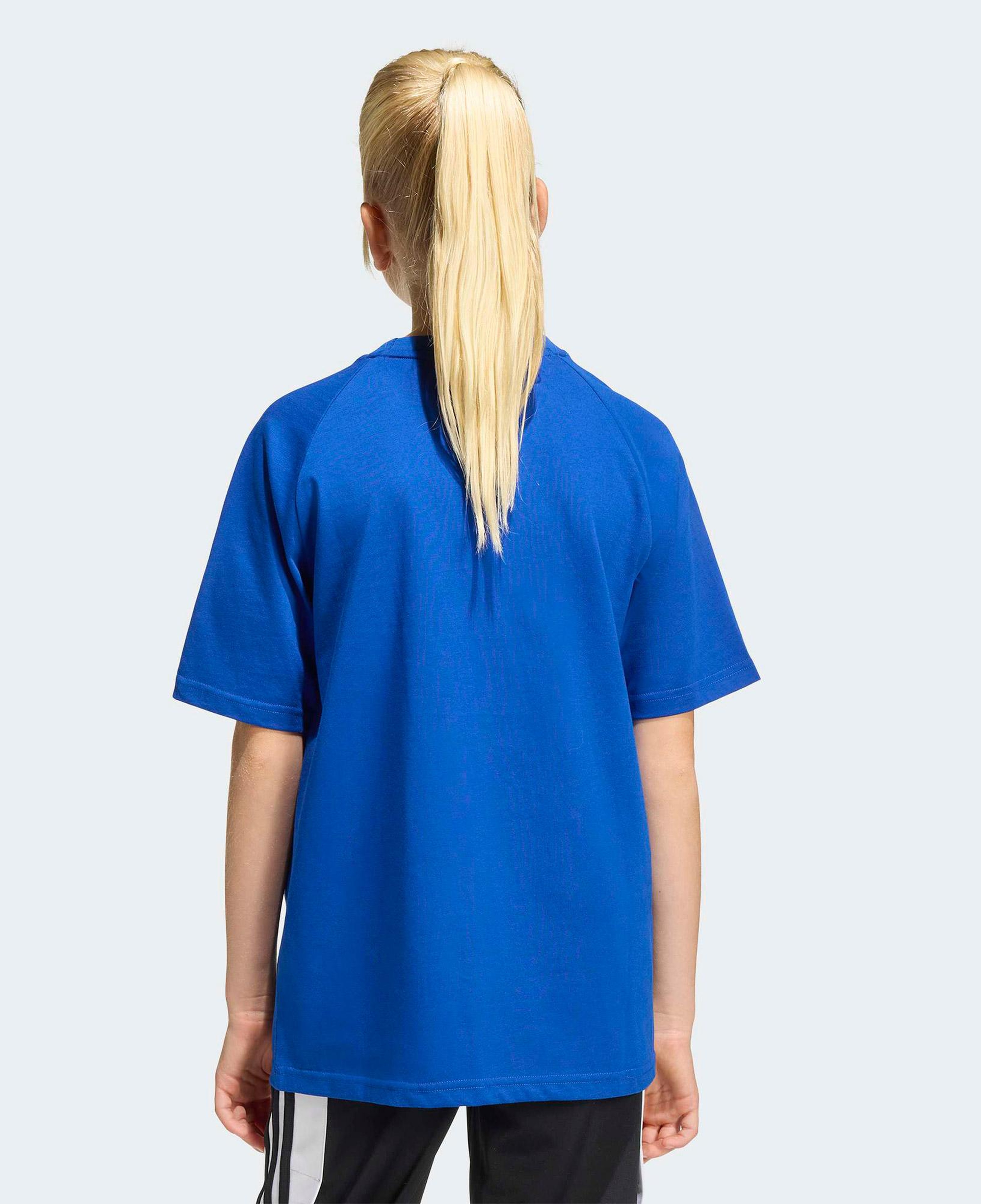 adidas Graphic Trefoil Çocuk Mavi T-Shirt