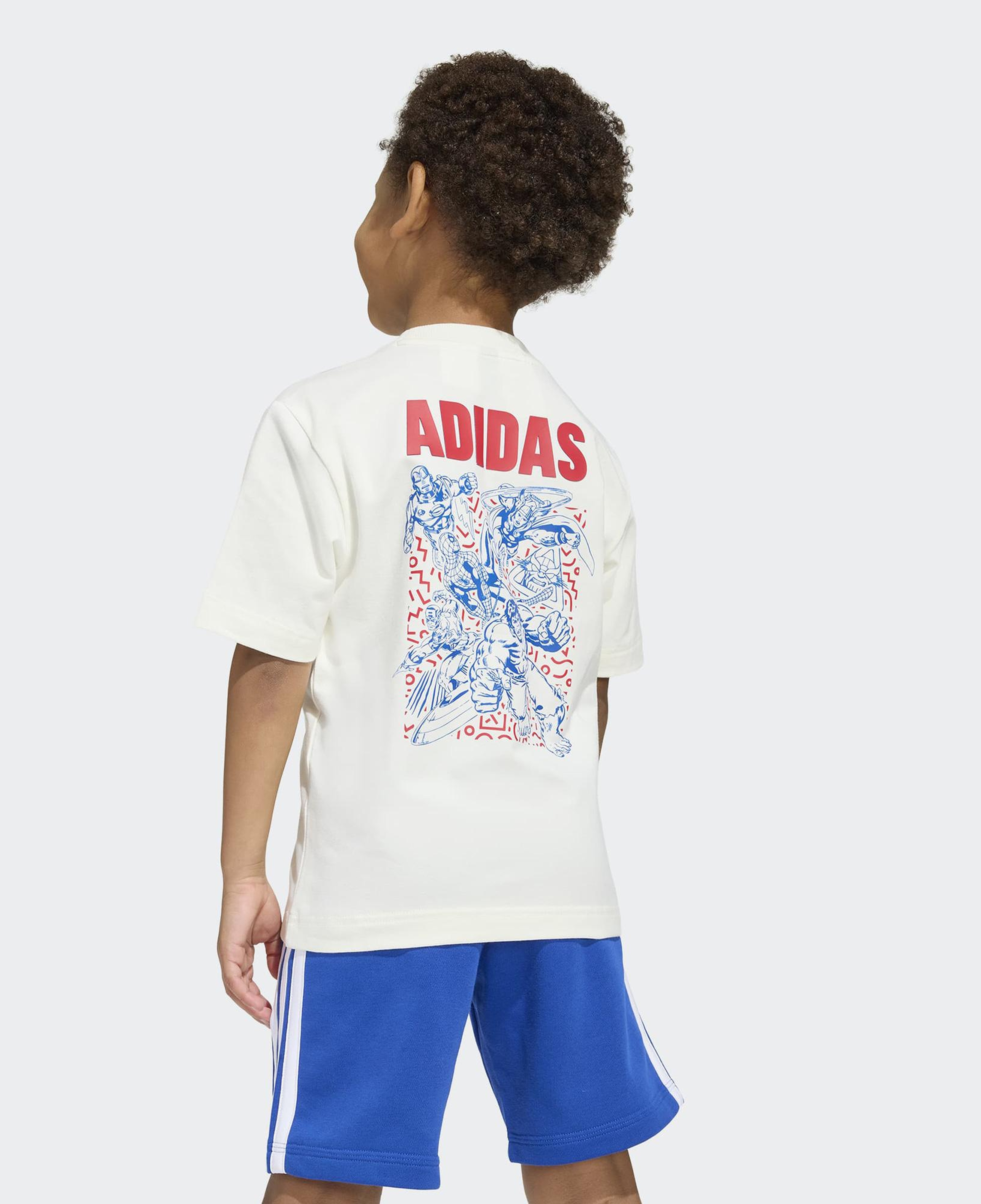adidas Marvel Çocuk Beyaz T-Shirt