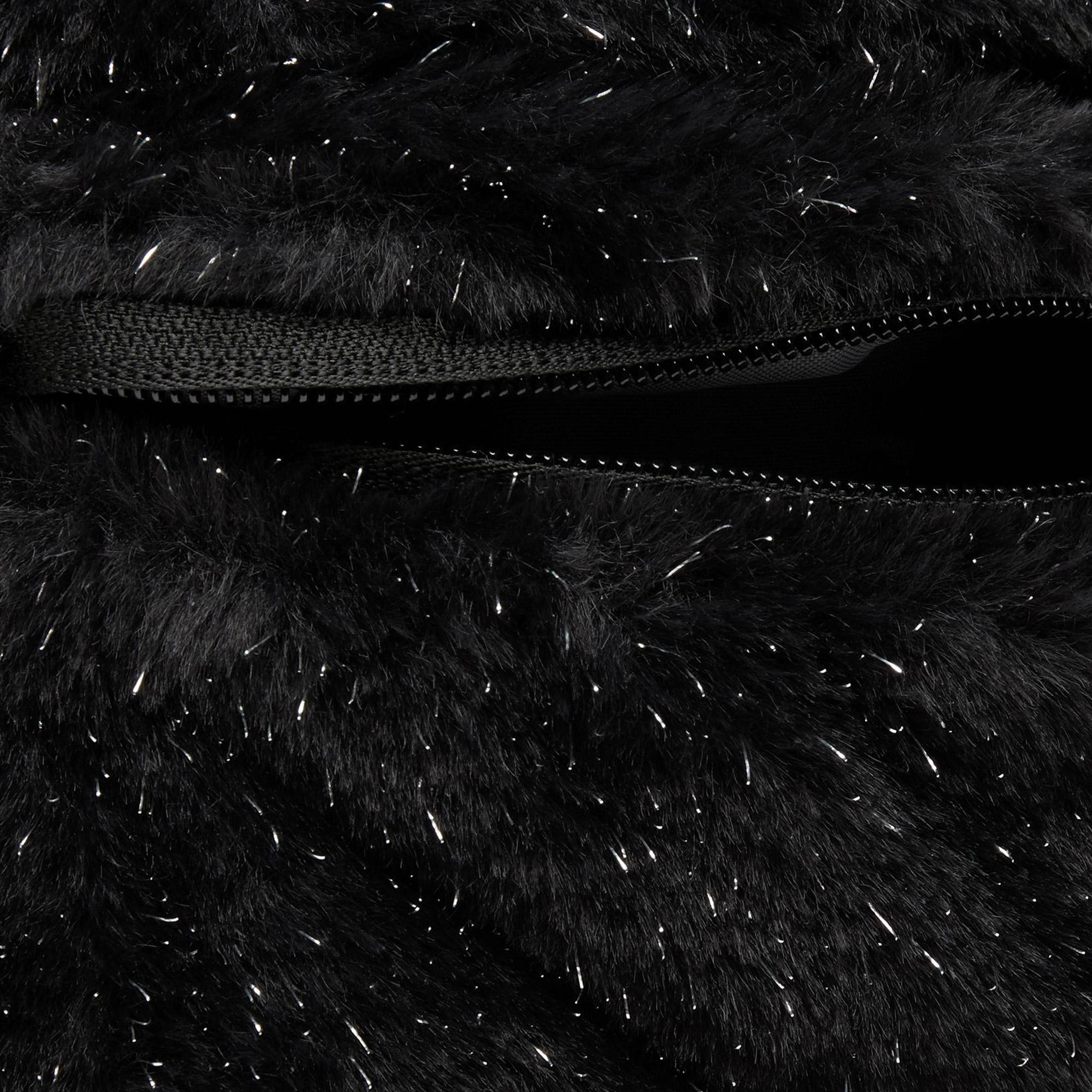 Nike Faux Fur Çocuk Siyah Sırt Çantası