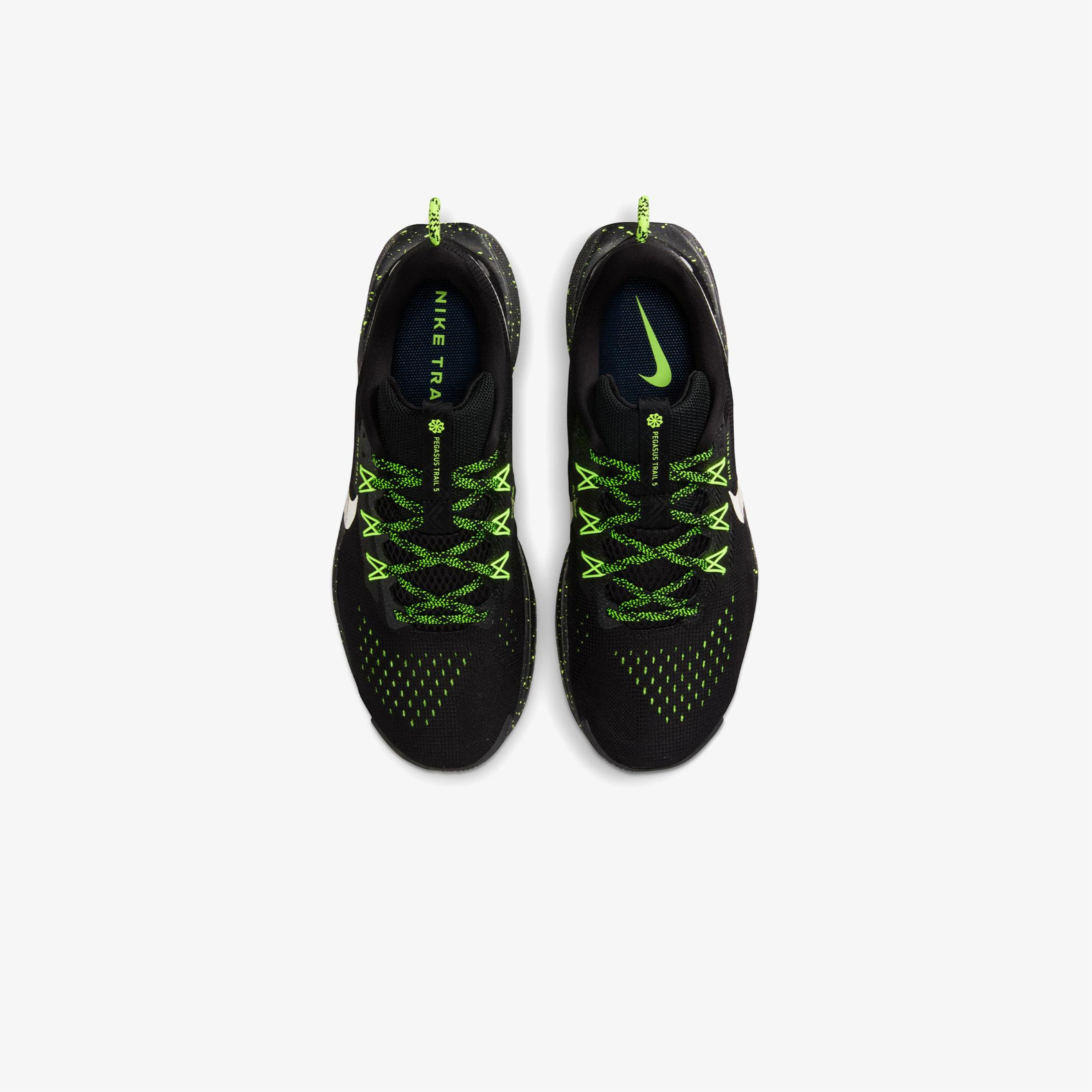 Nike Reactx Pegasus Trail 5 Erkek Siyah Koşu Ayakkabısı