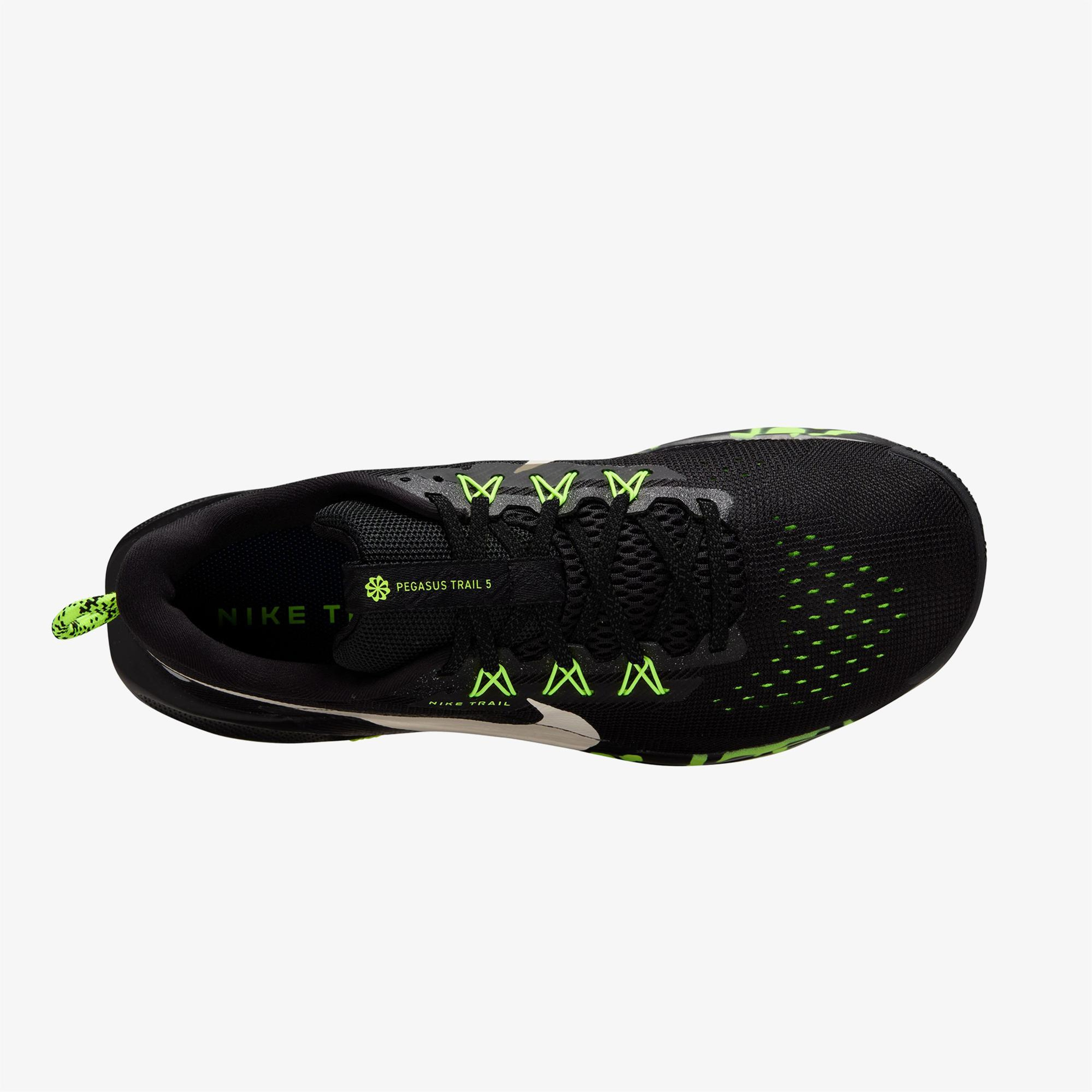 Nike Reactx Pegasus Trail 5 Erkek Siyah Koşu Ayakkabısı