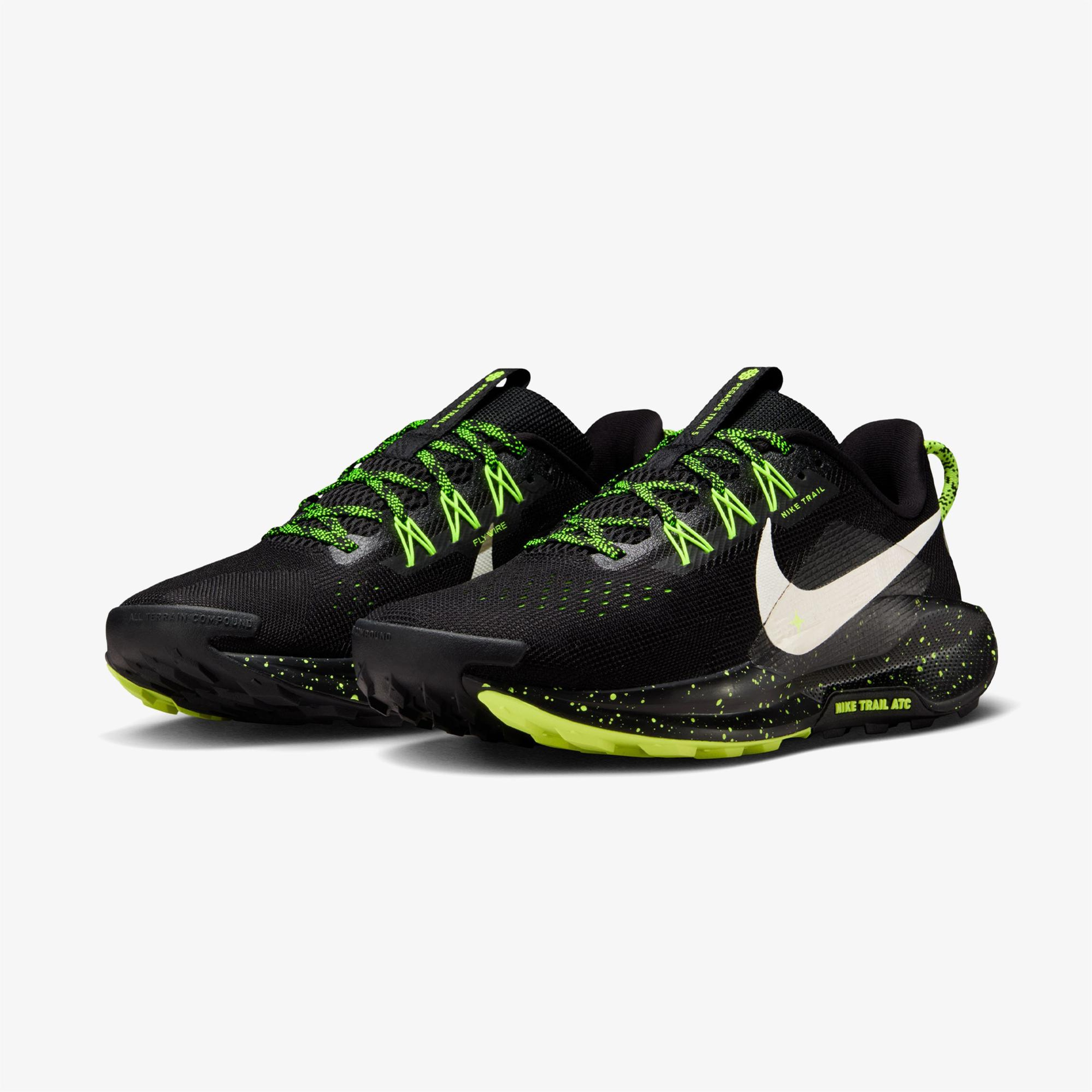 Nike Reactx Pegasus Trail 5 Erkek Siyah Koşu Ayakkabısı