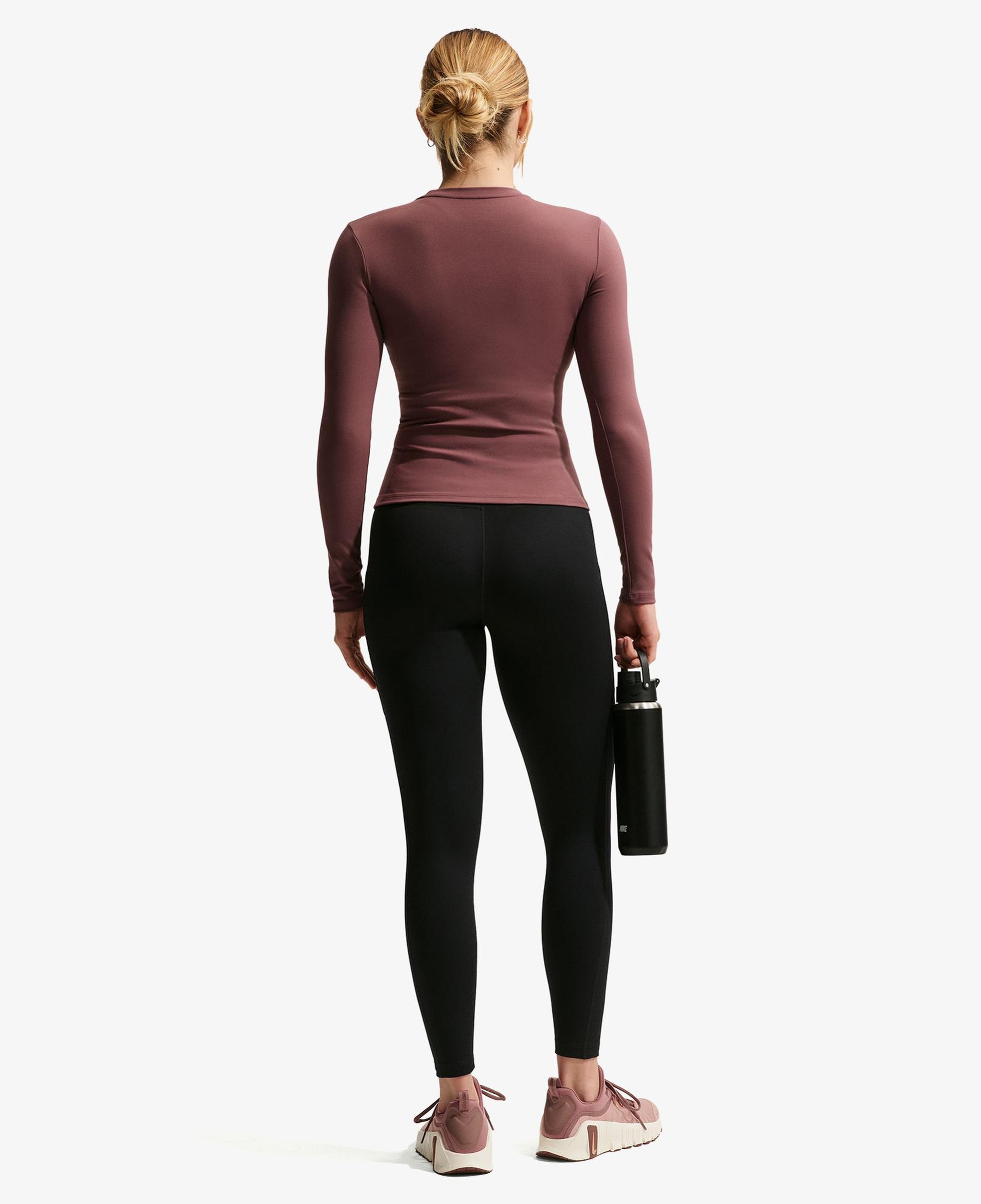 Nike Dri-Fit One Yüksel Belli Kadın Siyah Tayt
