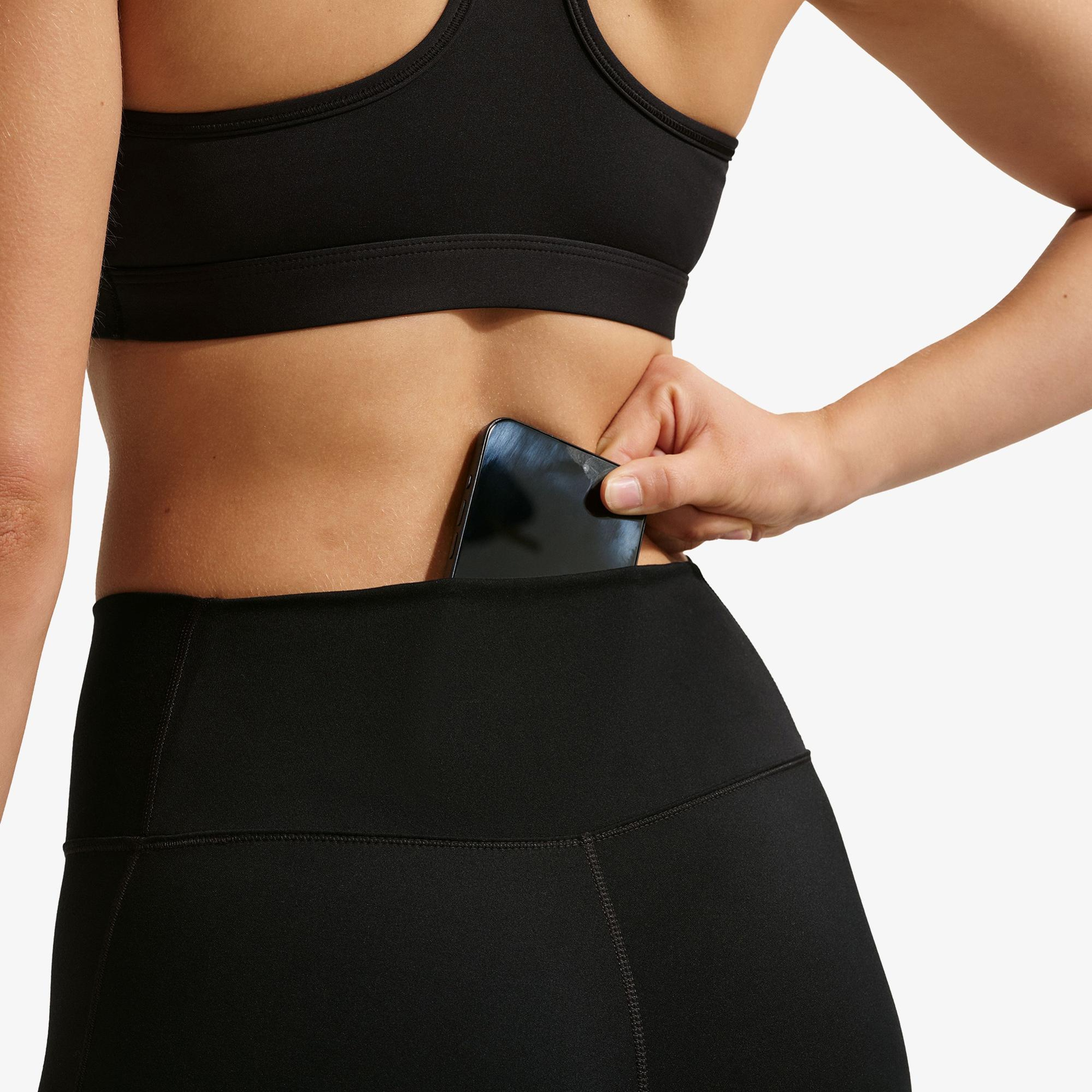 Nike Dri-Fit One Yüksel Belli Kadın Siyah Tayt