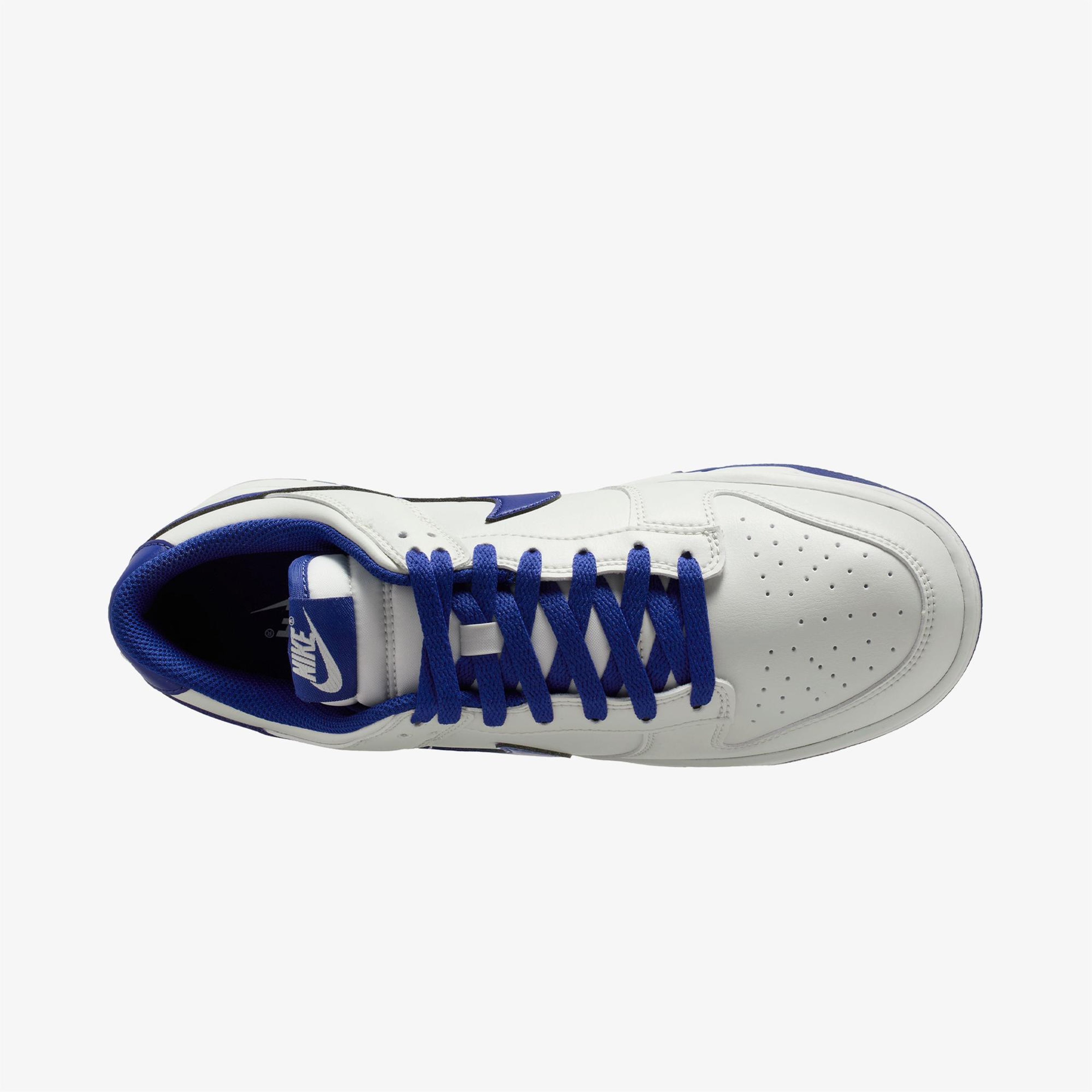 Nike Dunk Low Retro Erkek Beyaz/Mavi Spor Ayakkabı