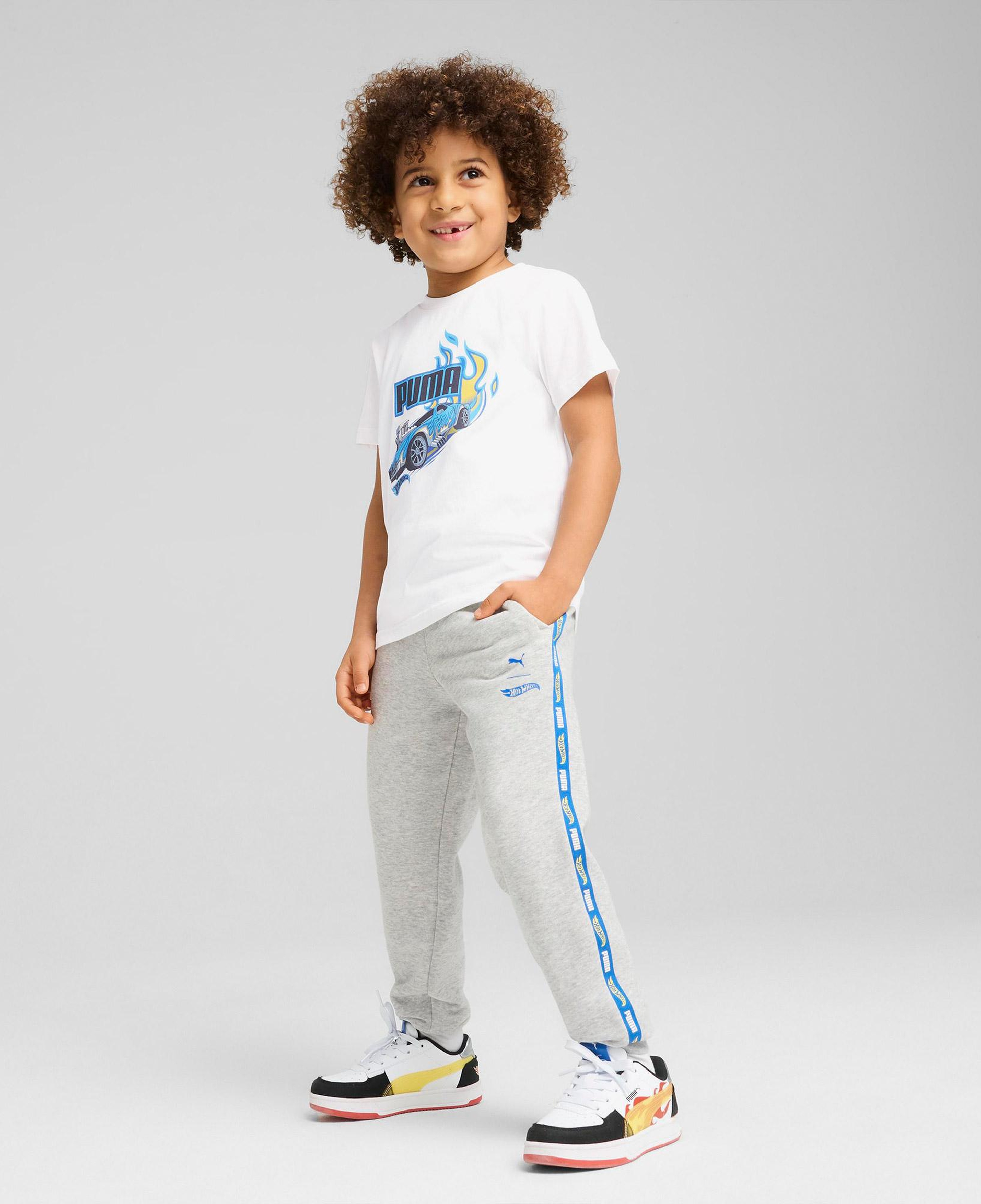 Puma X Hot Wheels Çocuk Beyaz T-Shirt