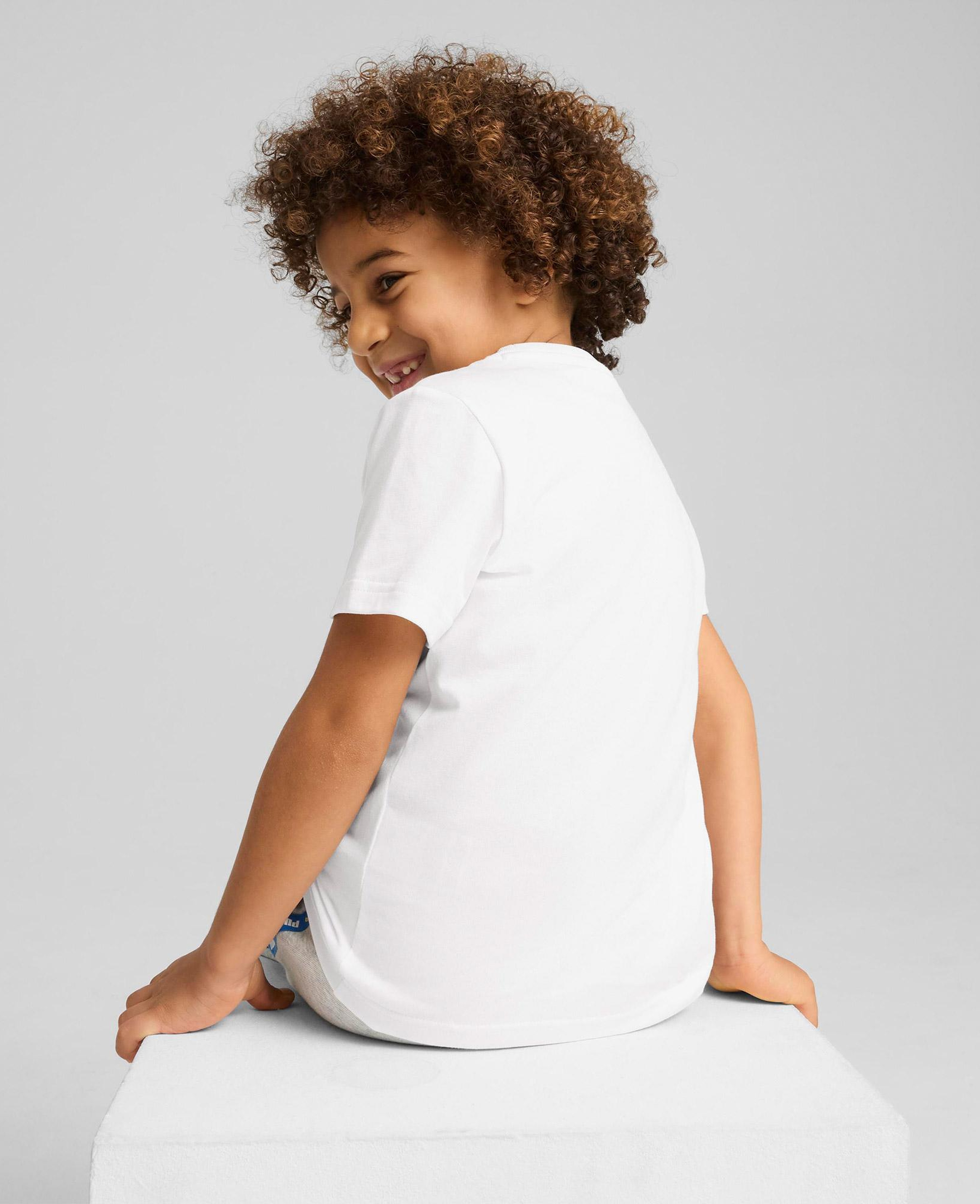 Puma X Hot Wheels Çocuk Beyaz T-Shirt