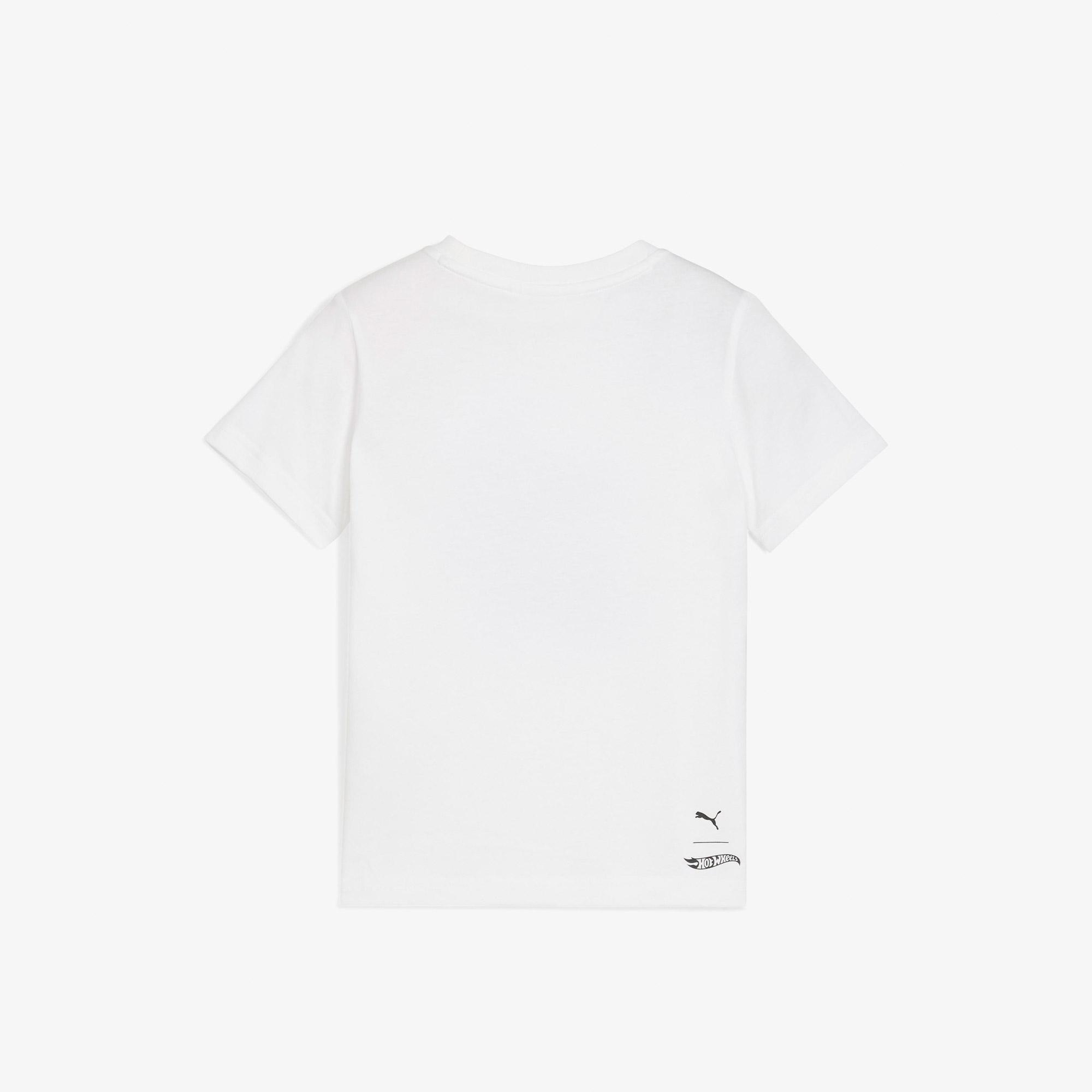 Puma X Hot Wheels Çocuk Beyaz T-Shirt