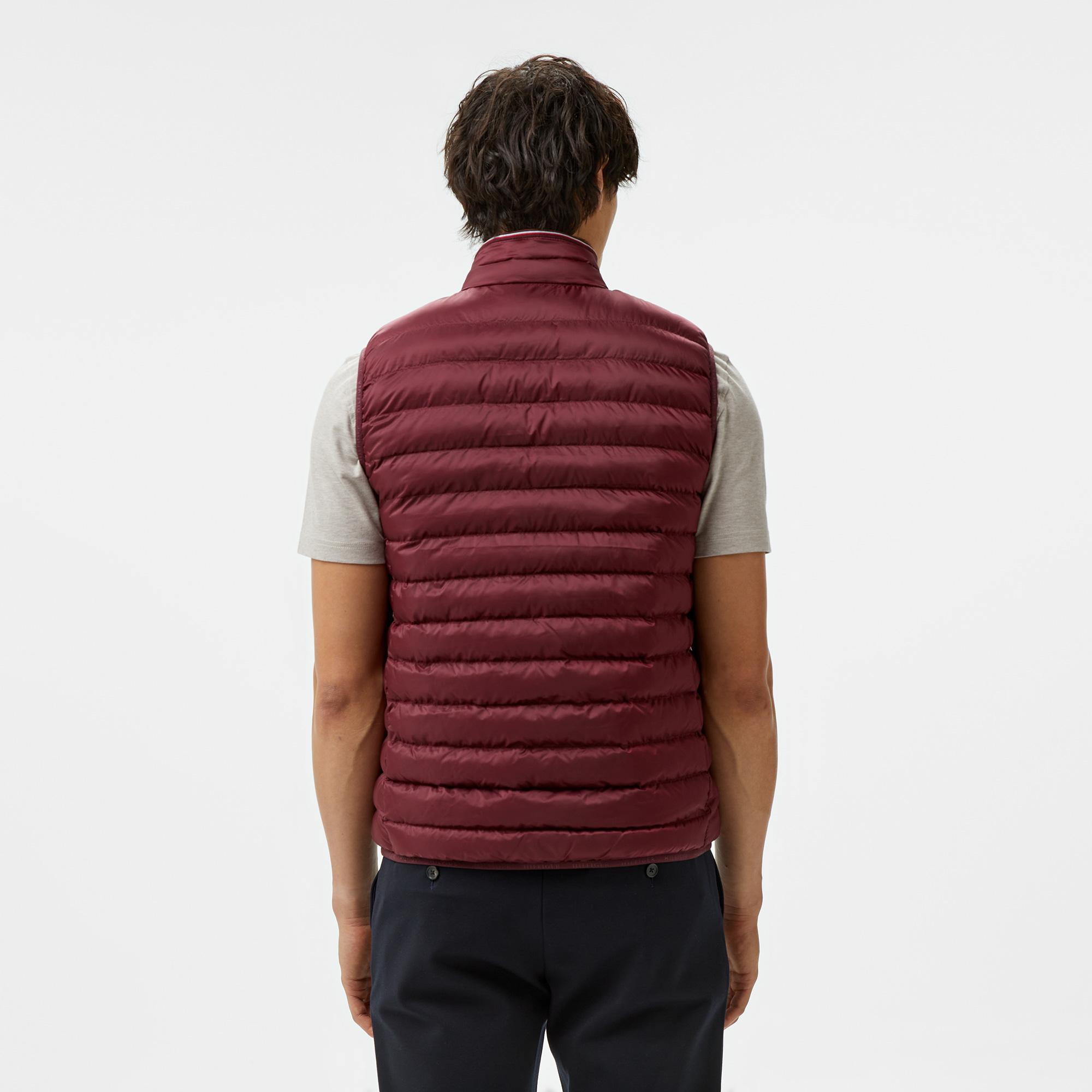 Tommy Hilfiger Packable Recycled Erkek Bordo Yelek
