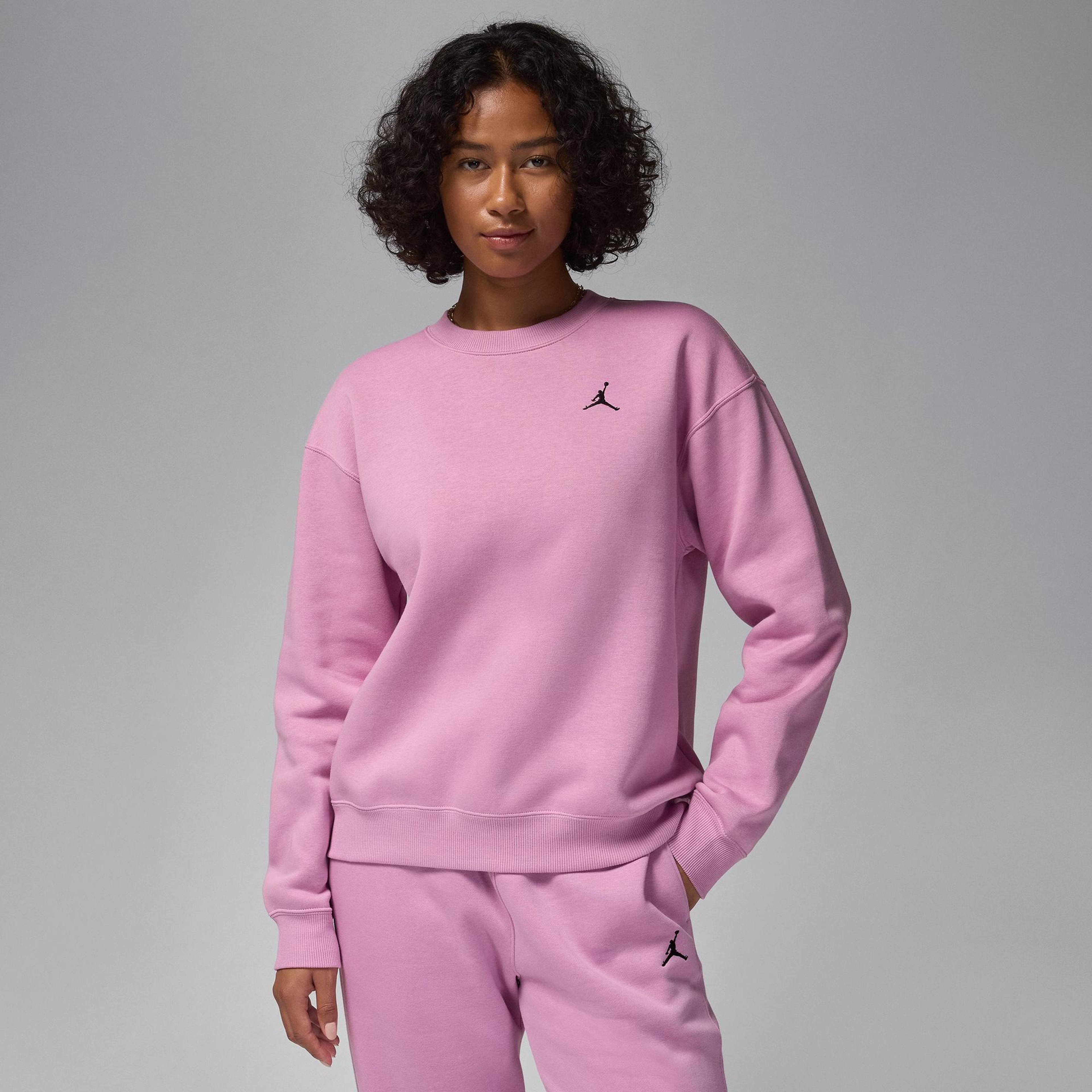 Jordan Brooklyn Fleece Crew 24 Kadın Mor Sweatshirt