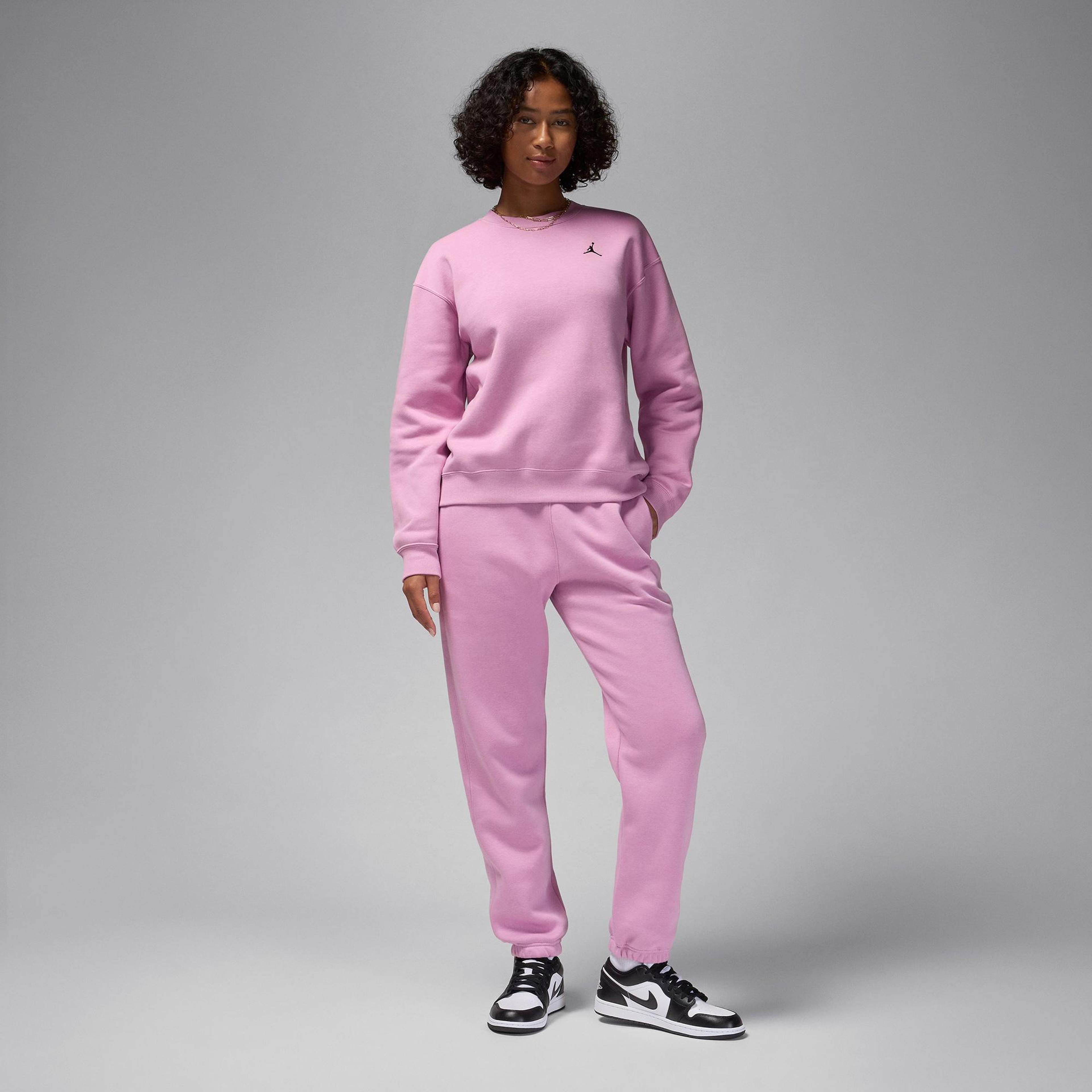 Jordan Brooklyn Fleece Crew 24 Kadın Mor Sweatshirt