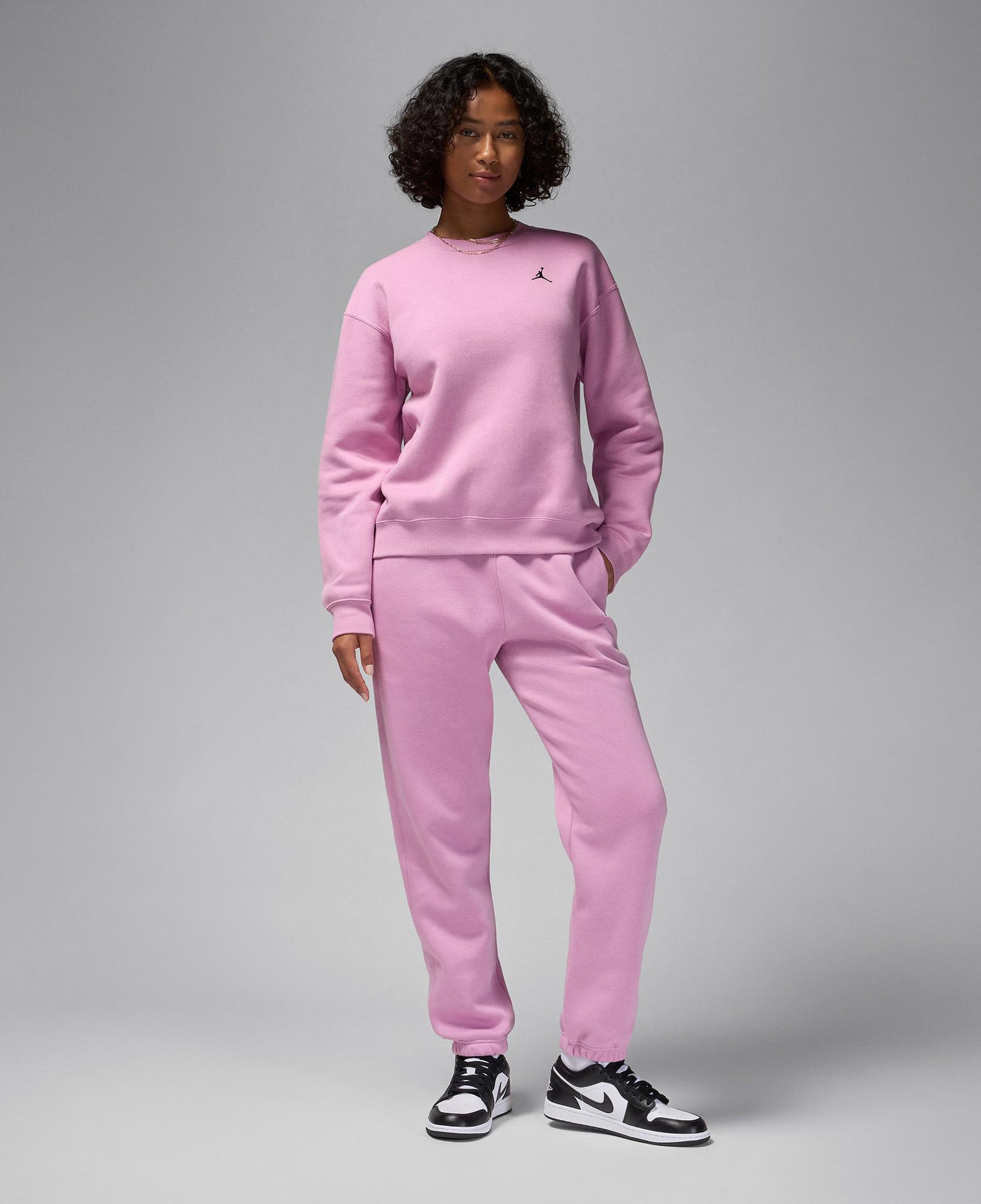 Jordan Brooklyn Fleece Crew 24 Kadın Mor Sweatshirt