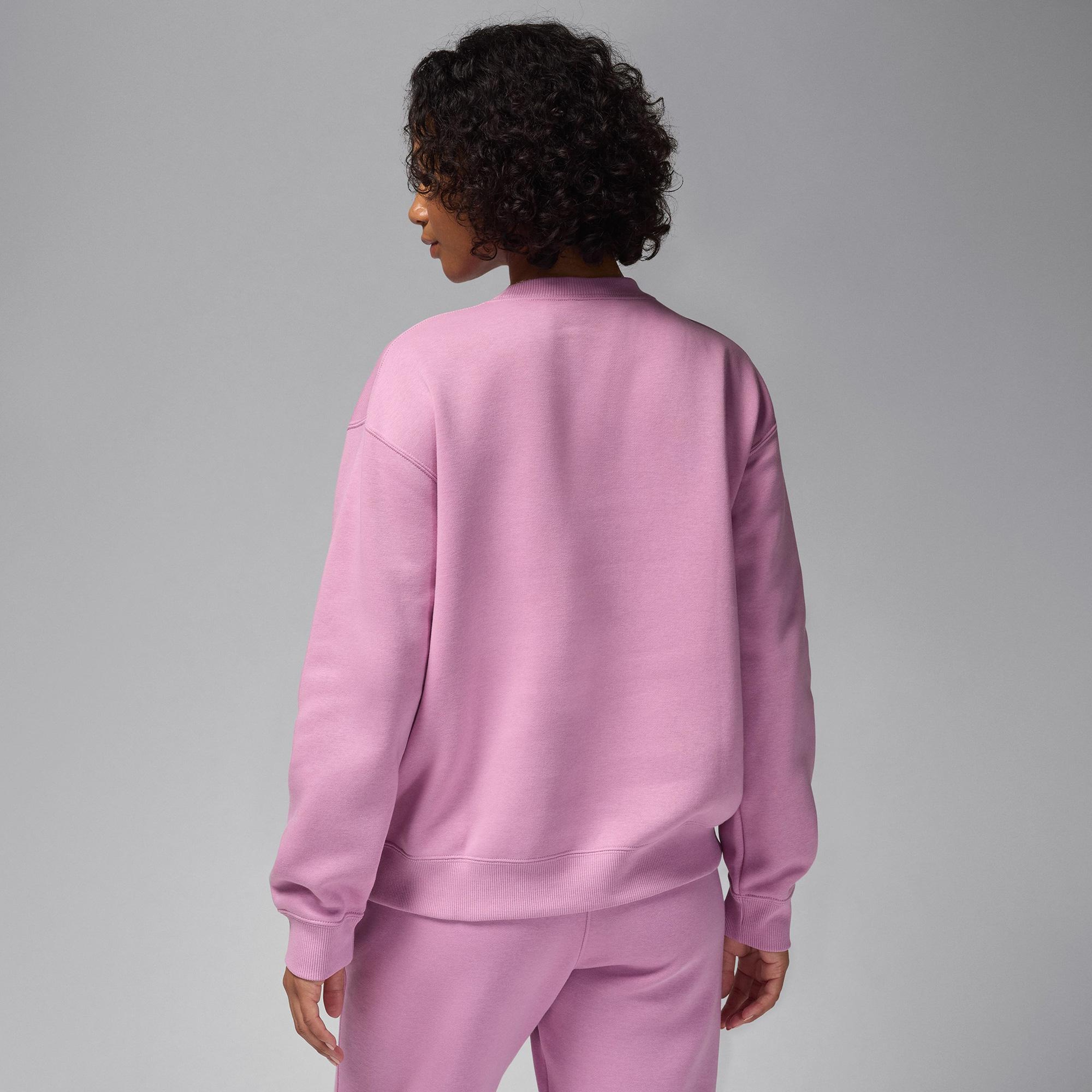 Jordan Brooklyn Fleece Crew 24 Kadın Mor Sweatshirt