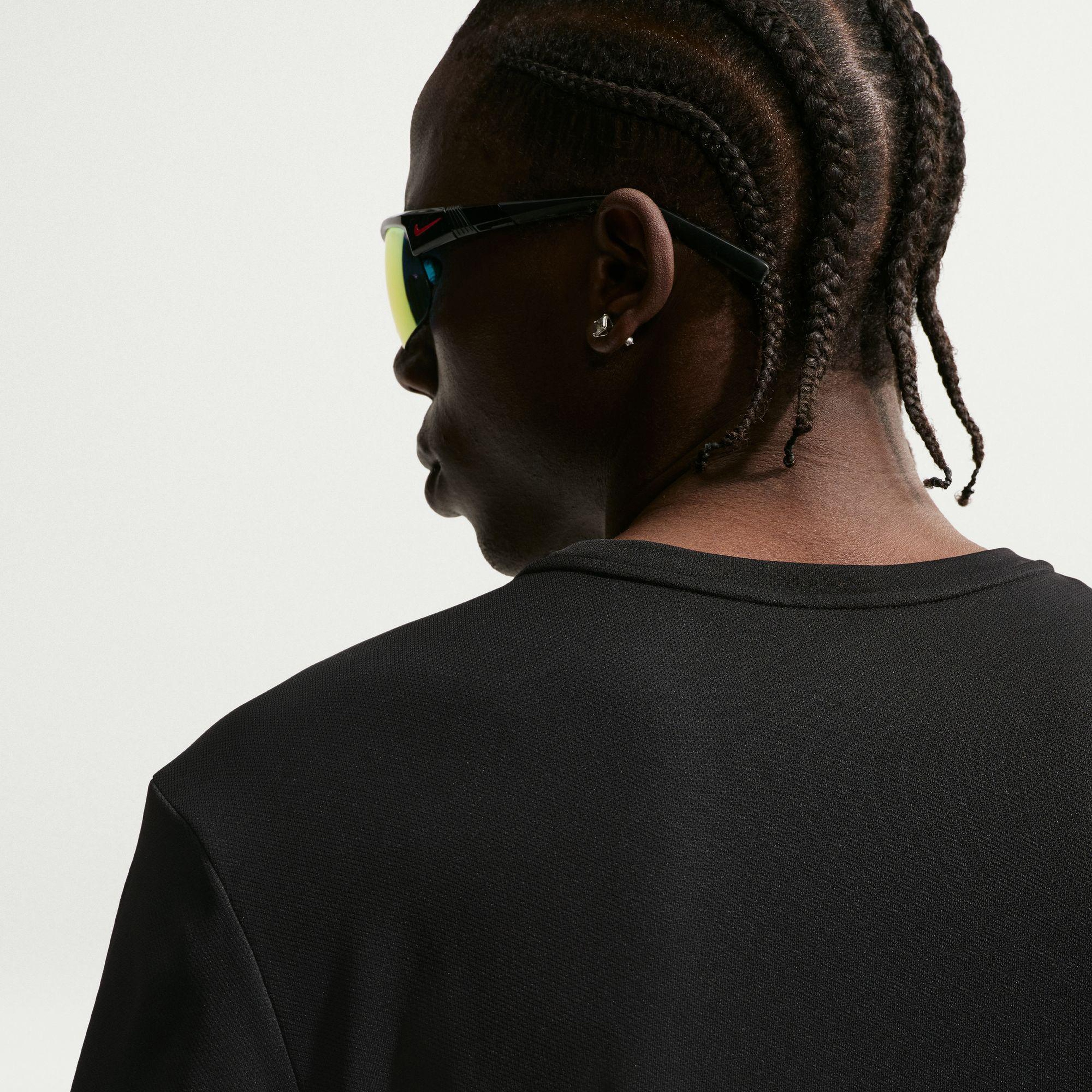 Nike Dri-Fit Miler Erkek Siyah T-Shirt
