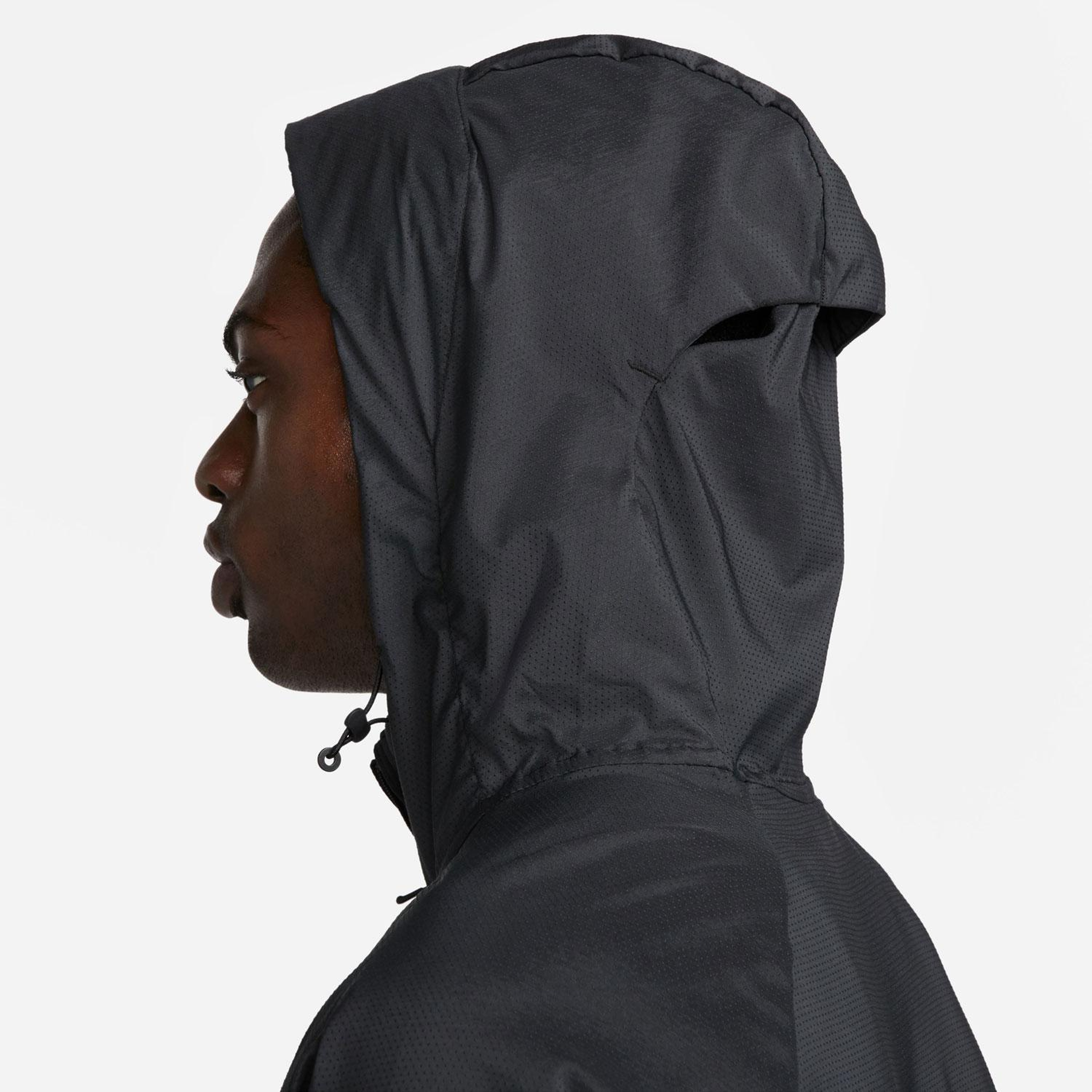 Nike Nike Impossibly Light Windrunner Erkek Siyah Günlük Ceket