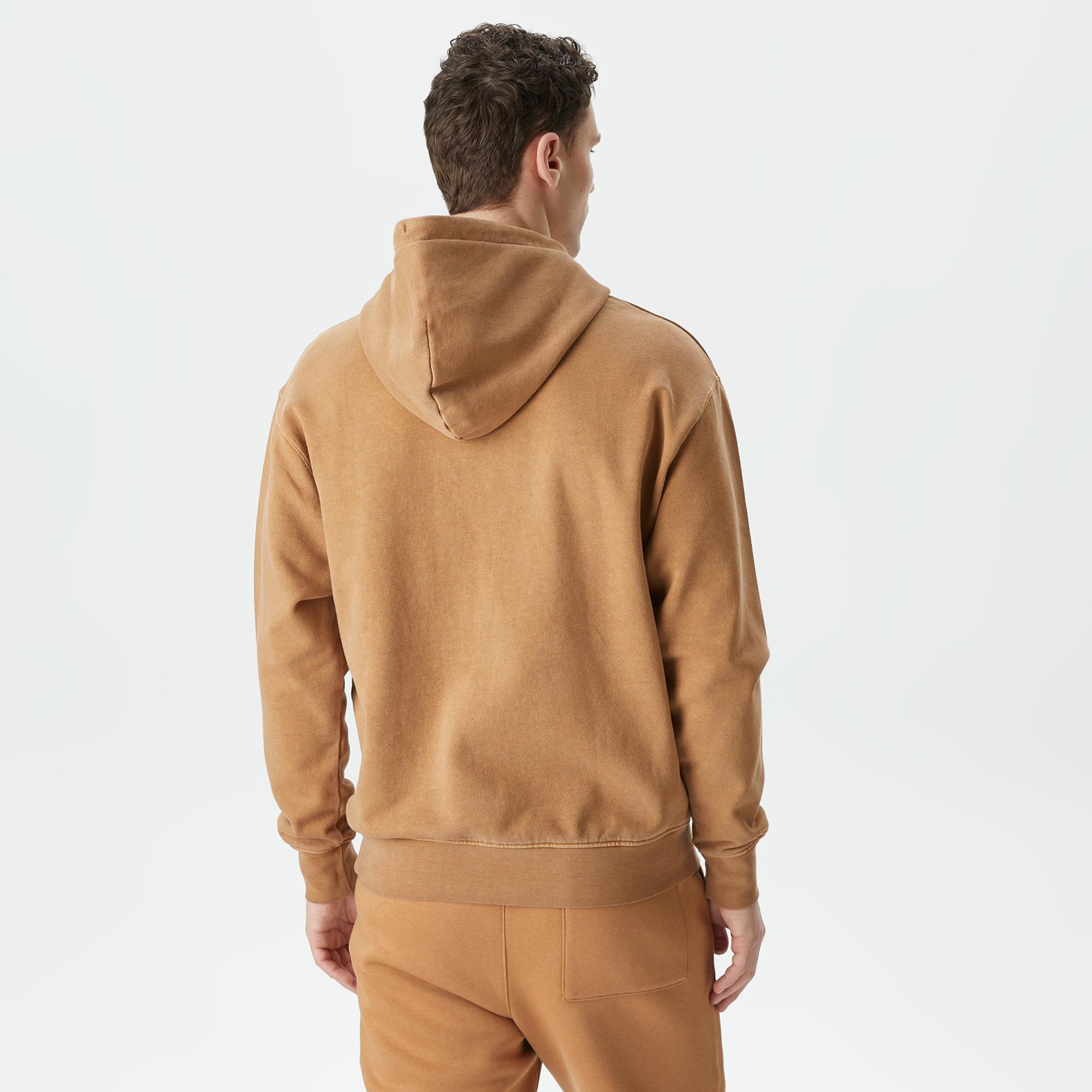 Jordan Essentials Wash Fleece Pullover Erkek Kahverengi Sweatshirt