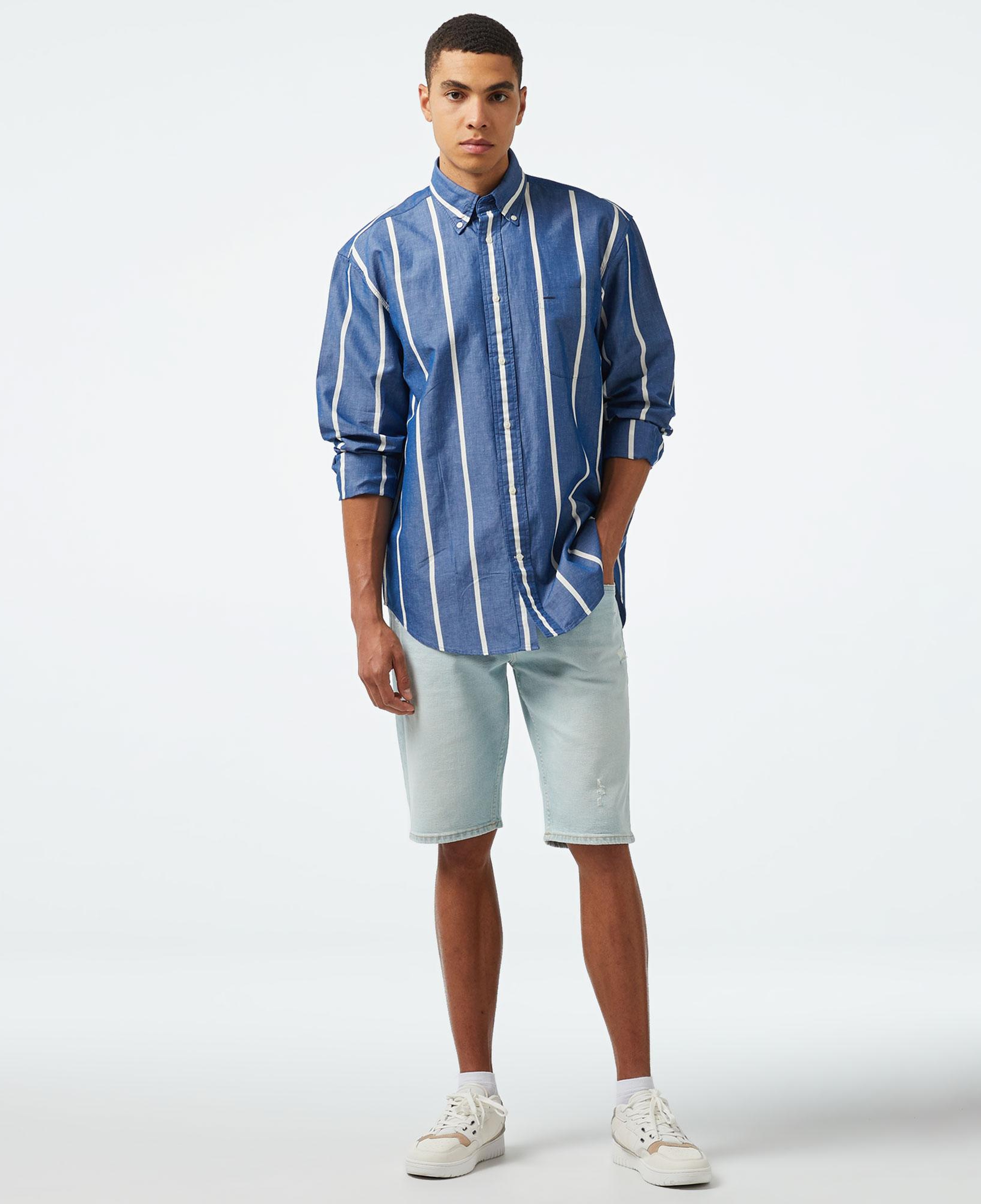 Tommy Hilfiger Erkek Mavi Gömlek